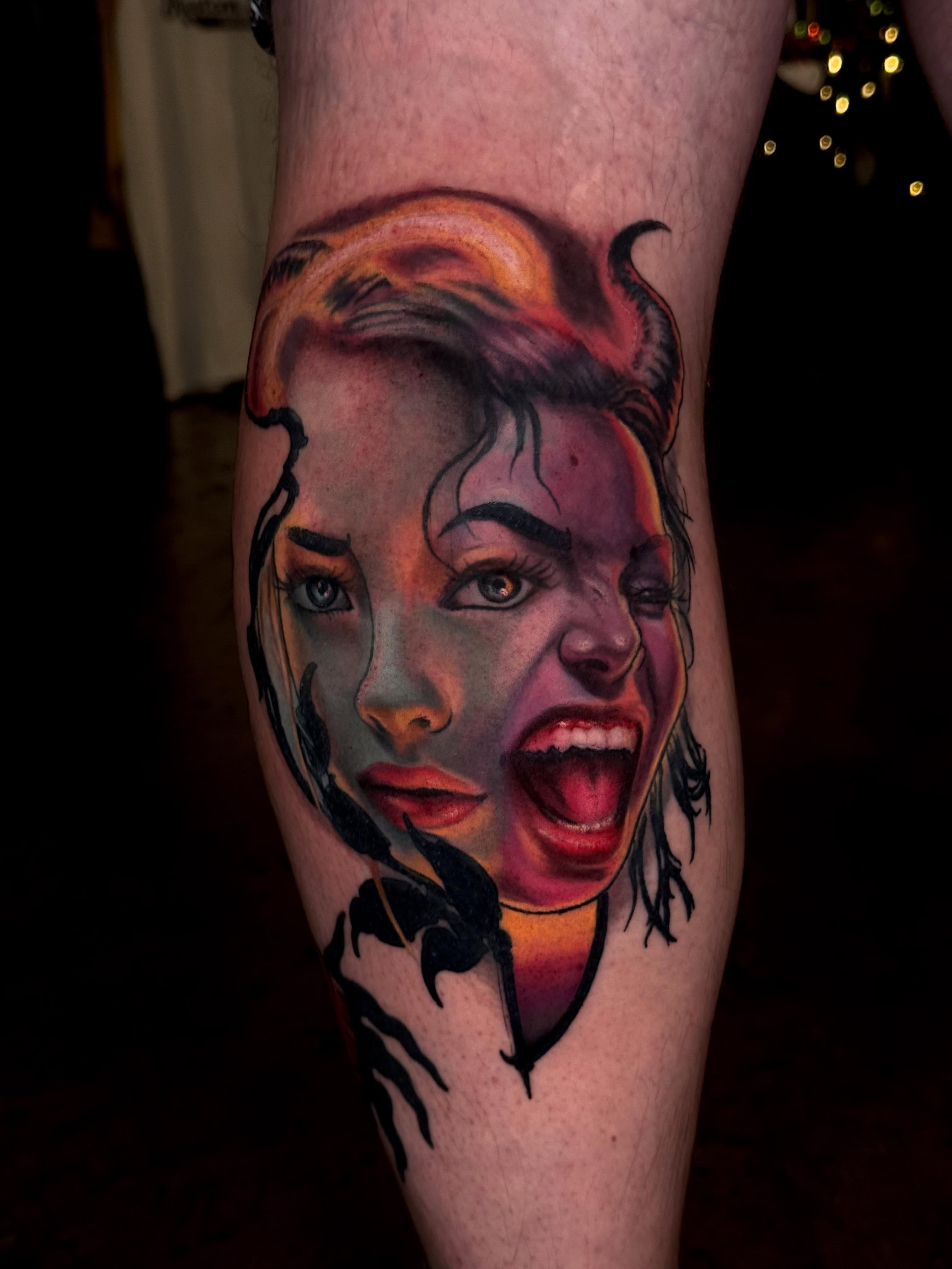 Tattoo by @sideshow_danny — realism, dark_realism
