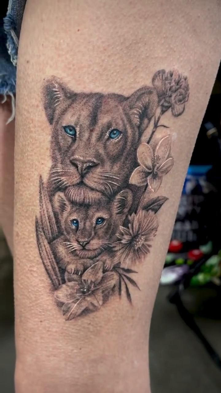 Tattoo by @mriverotattoos — realism, black_and_grey