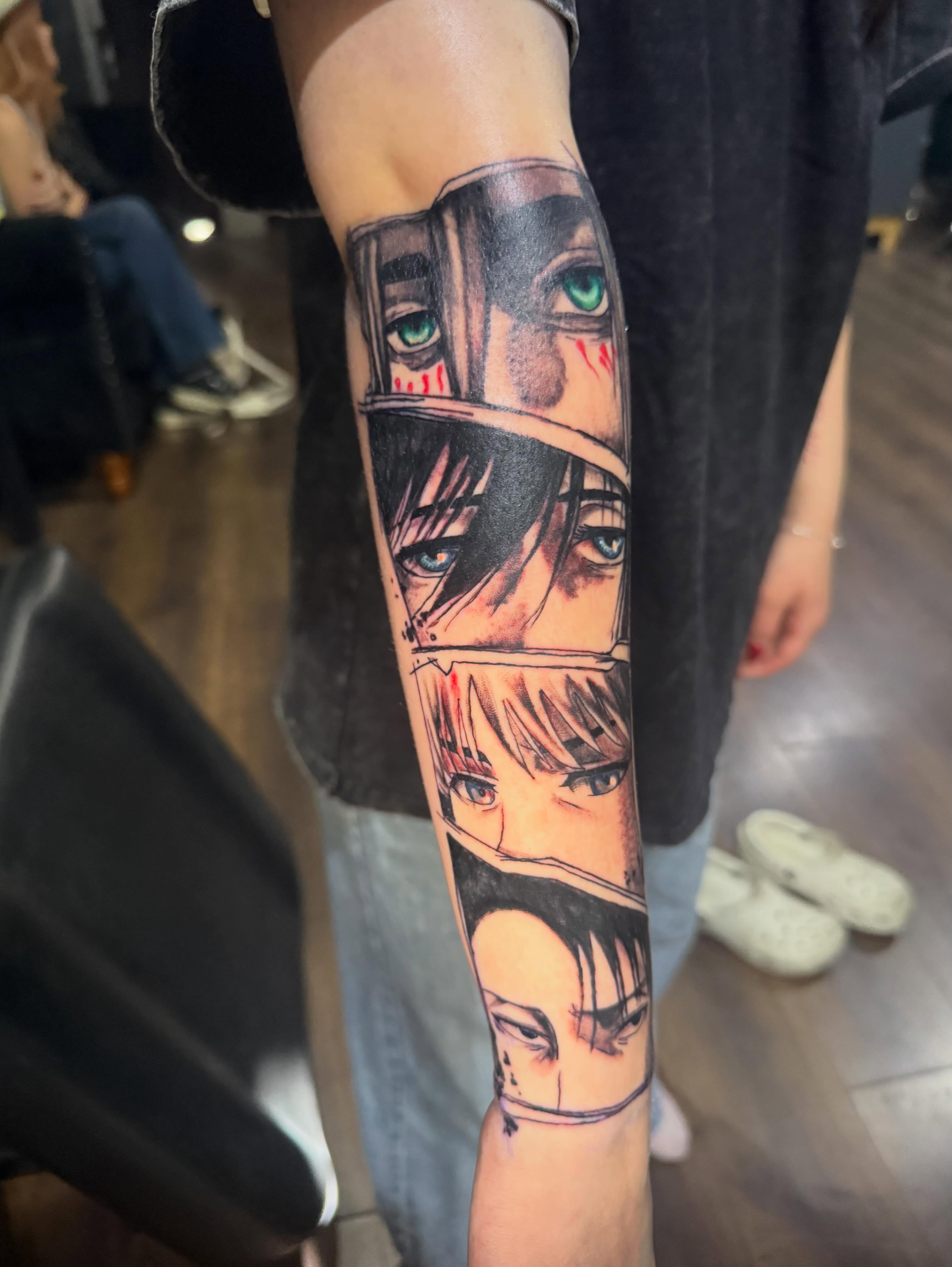 Tattoo by @tink_tattoos — anime