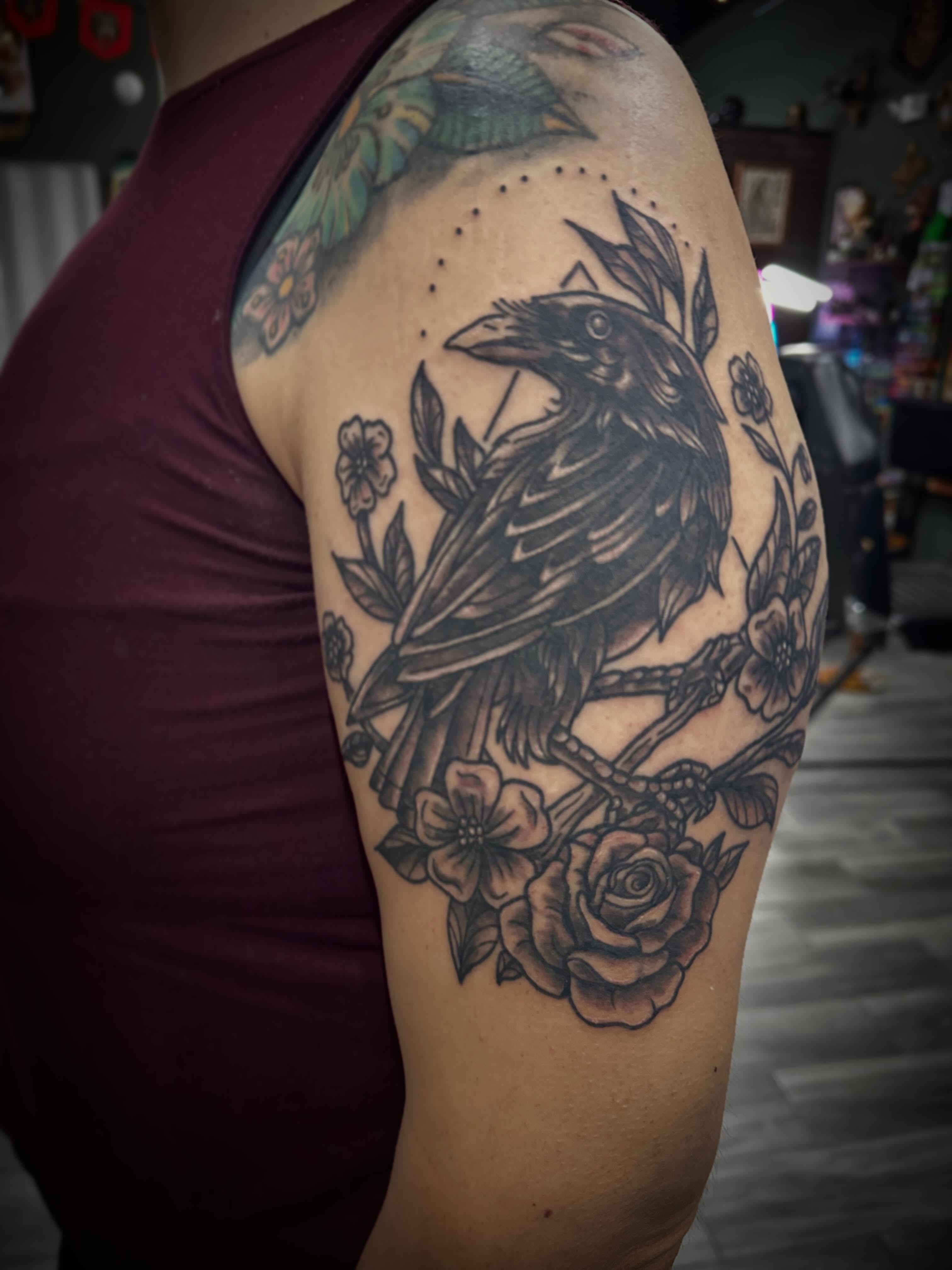 Tattoo by @katarcana β black_and_grey