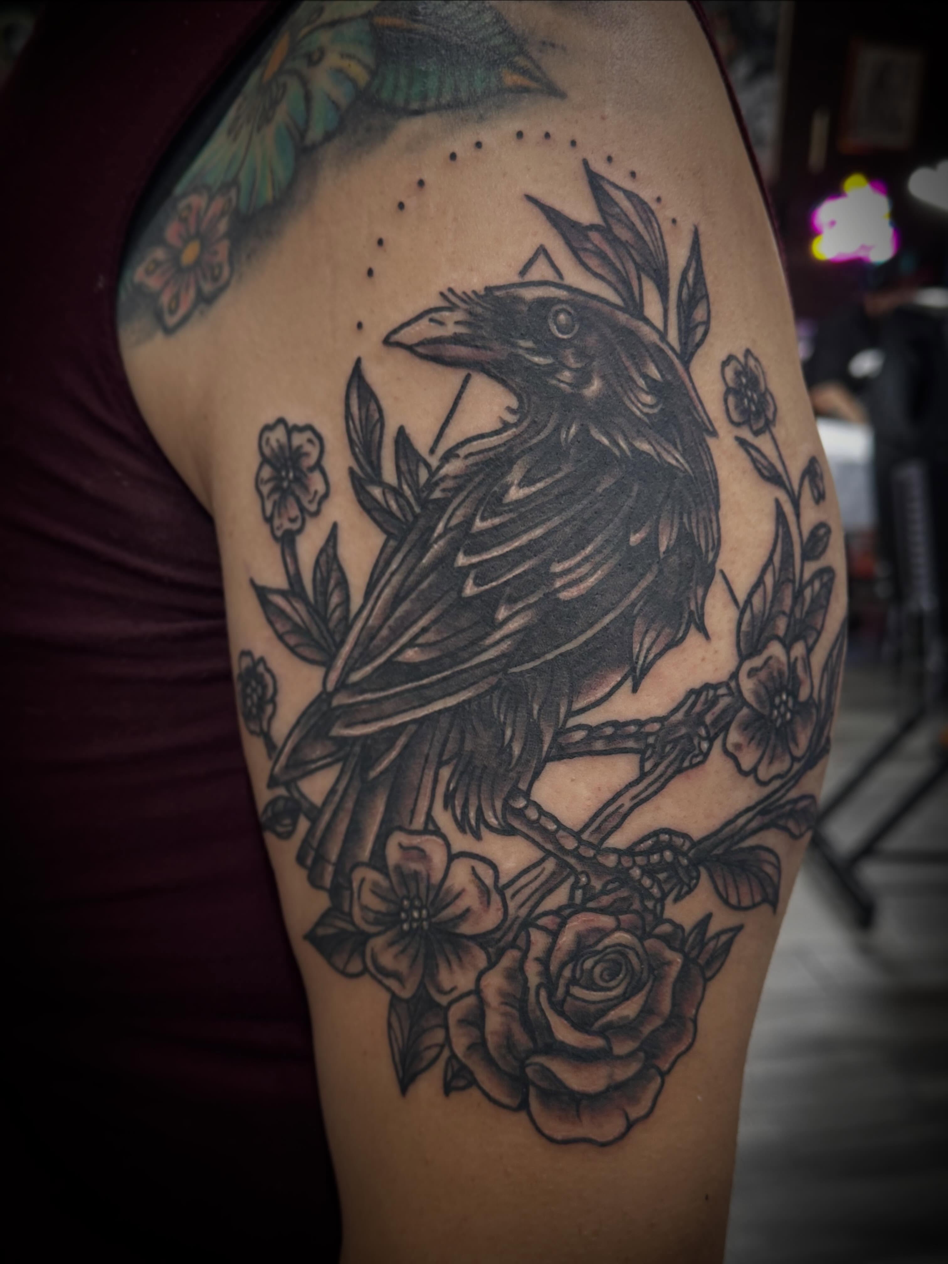 Tattoo by @katarcana β black_and_grey