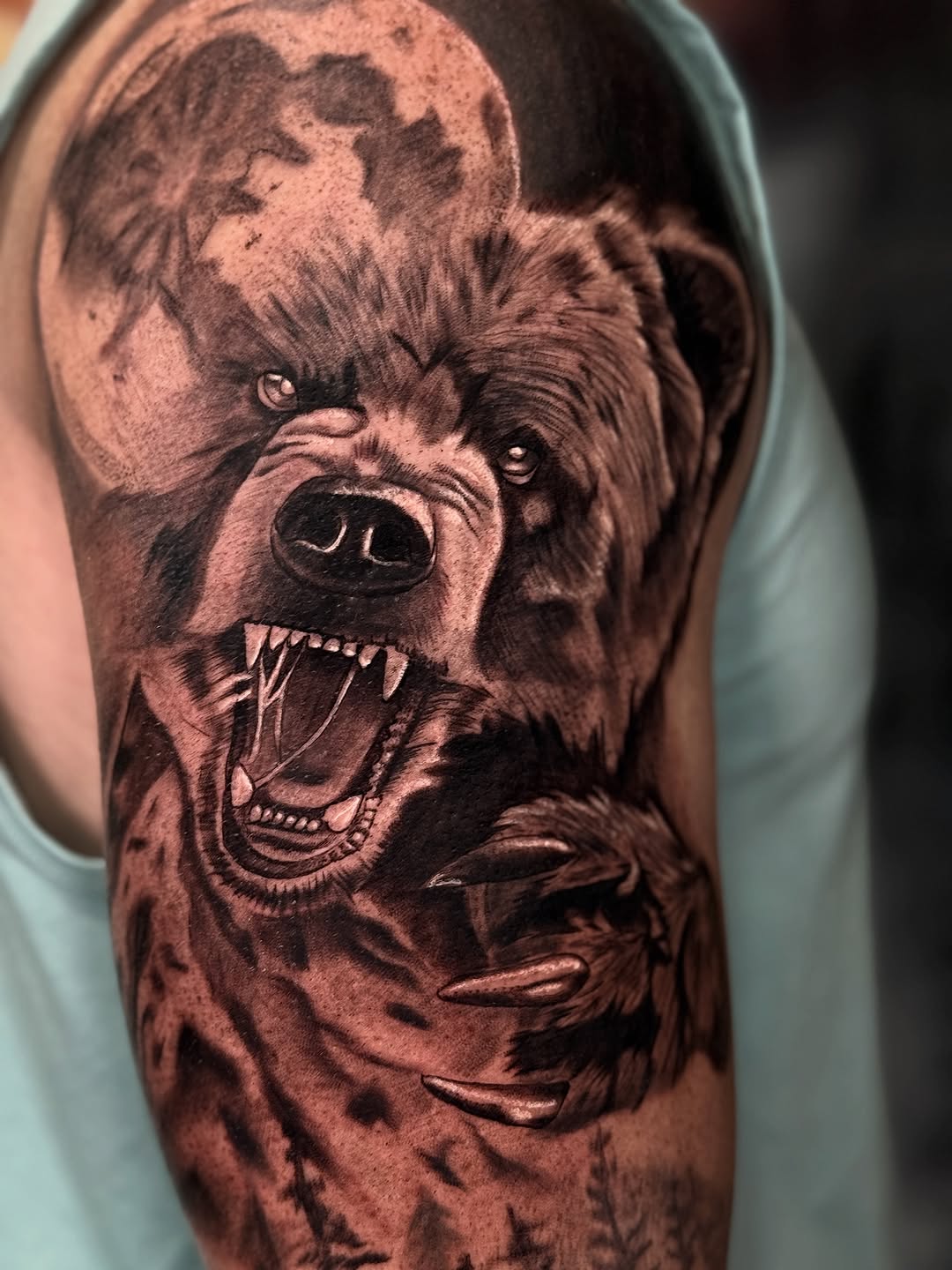 Tattoo by @maybebaby_tattoo — realism, black_and_grey