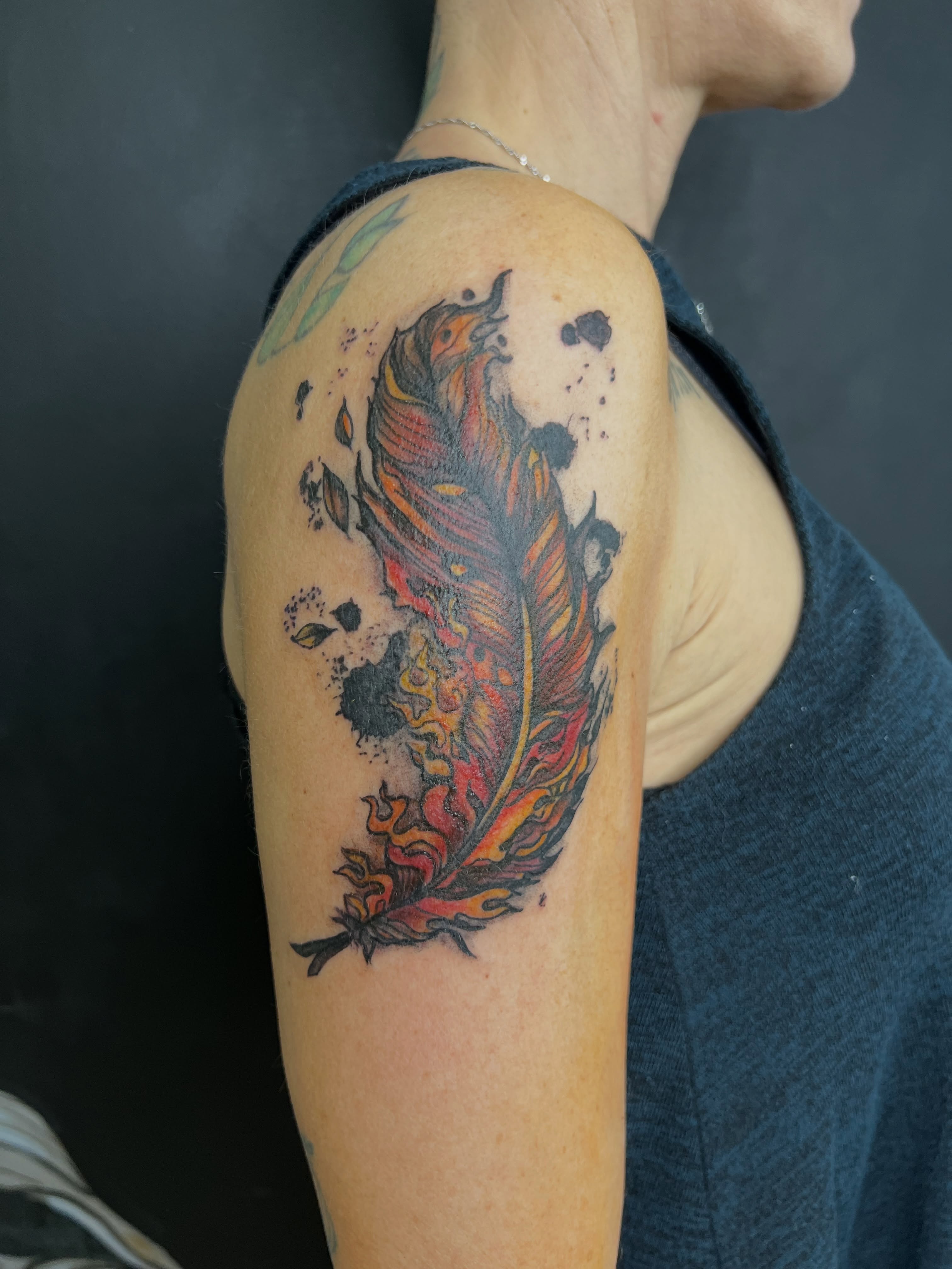 Tattoo by @conniewestgatetattoos — dotwork
