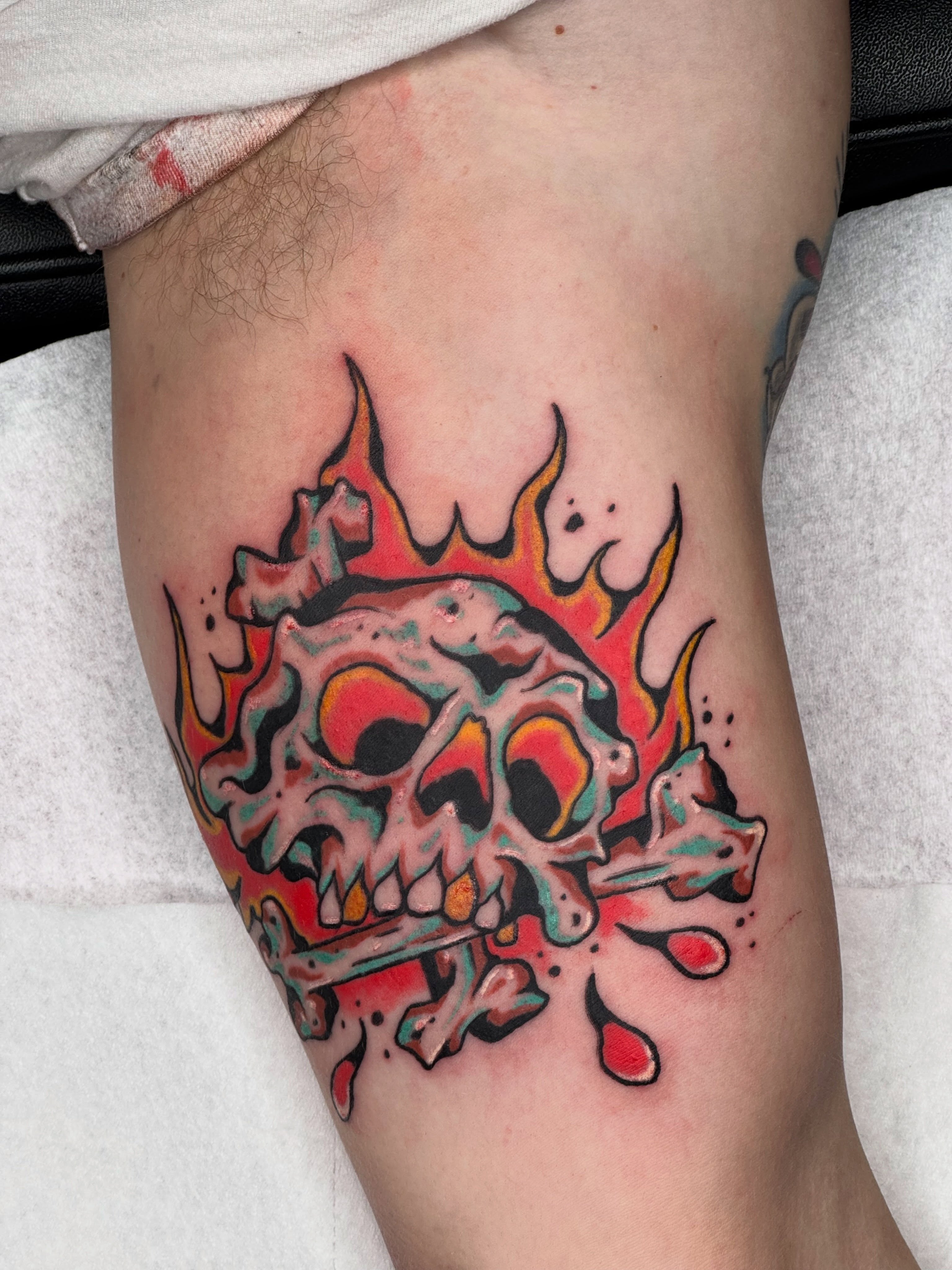 Tattoo by @justinmctattoos β new_school