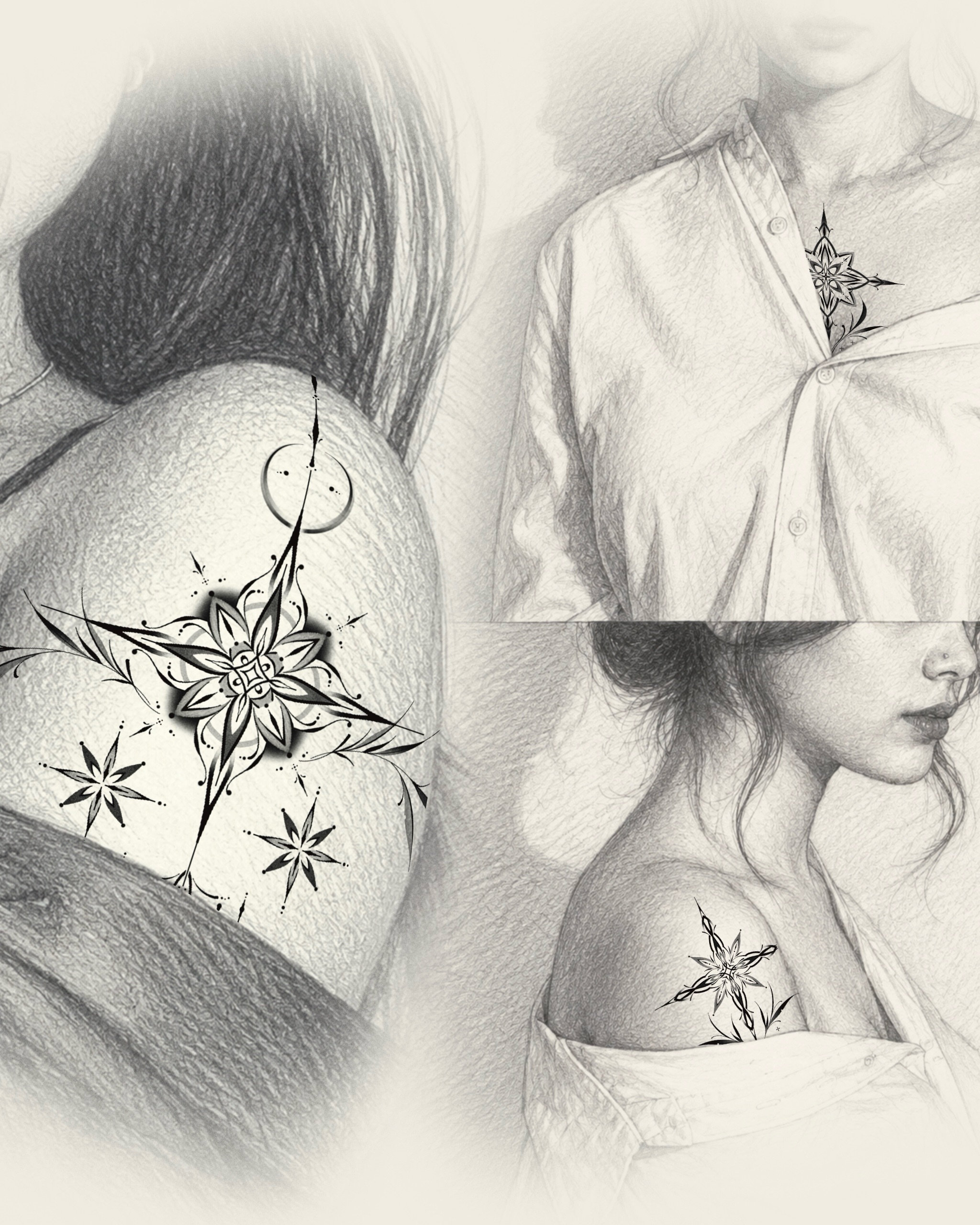 Tattoo by @sil_ornament — geometric