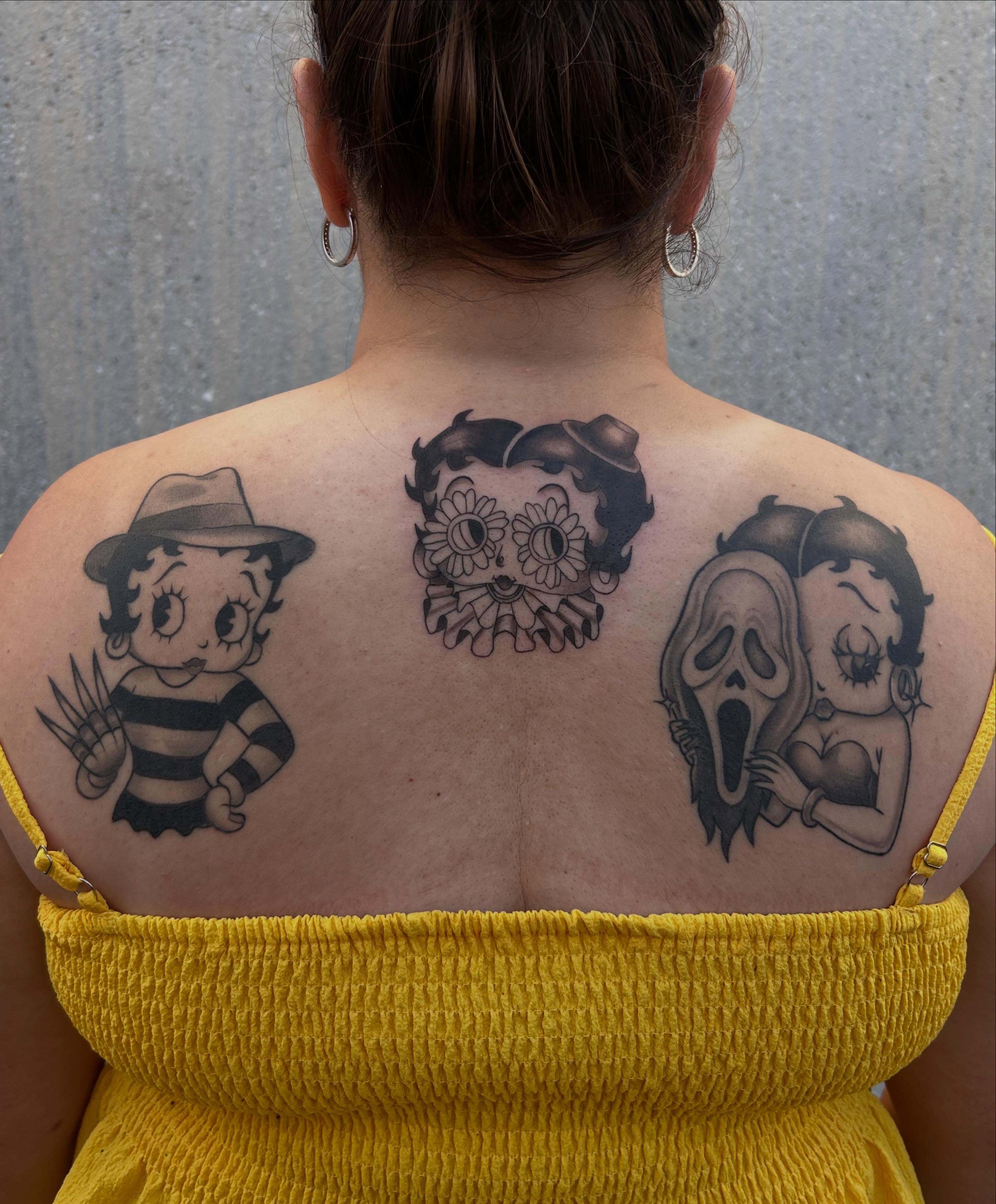 Tattoo by @birdytattoos_ — black_and_grey
