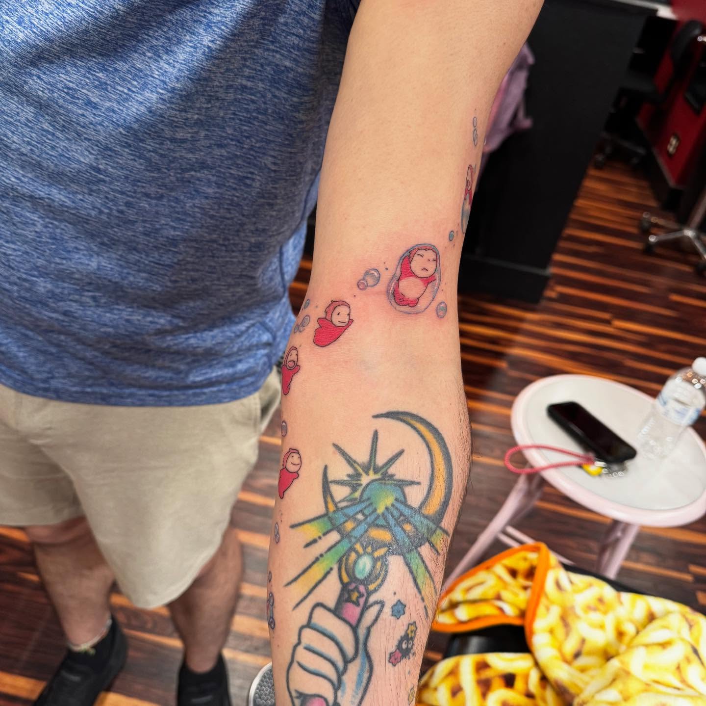 Tattoo by @boogaharts — new_school, dotwork