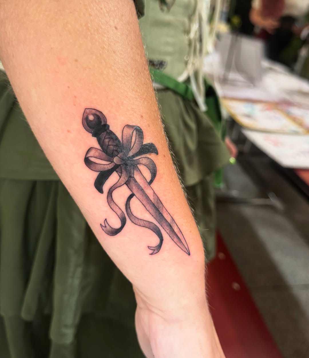 Tattoo by @shoppertattoo — black_and_grey