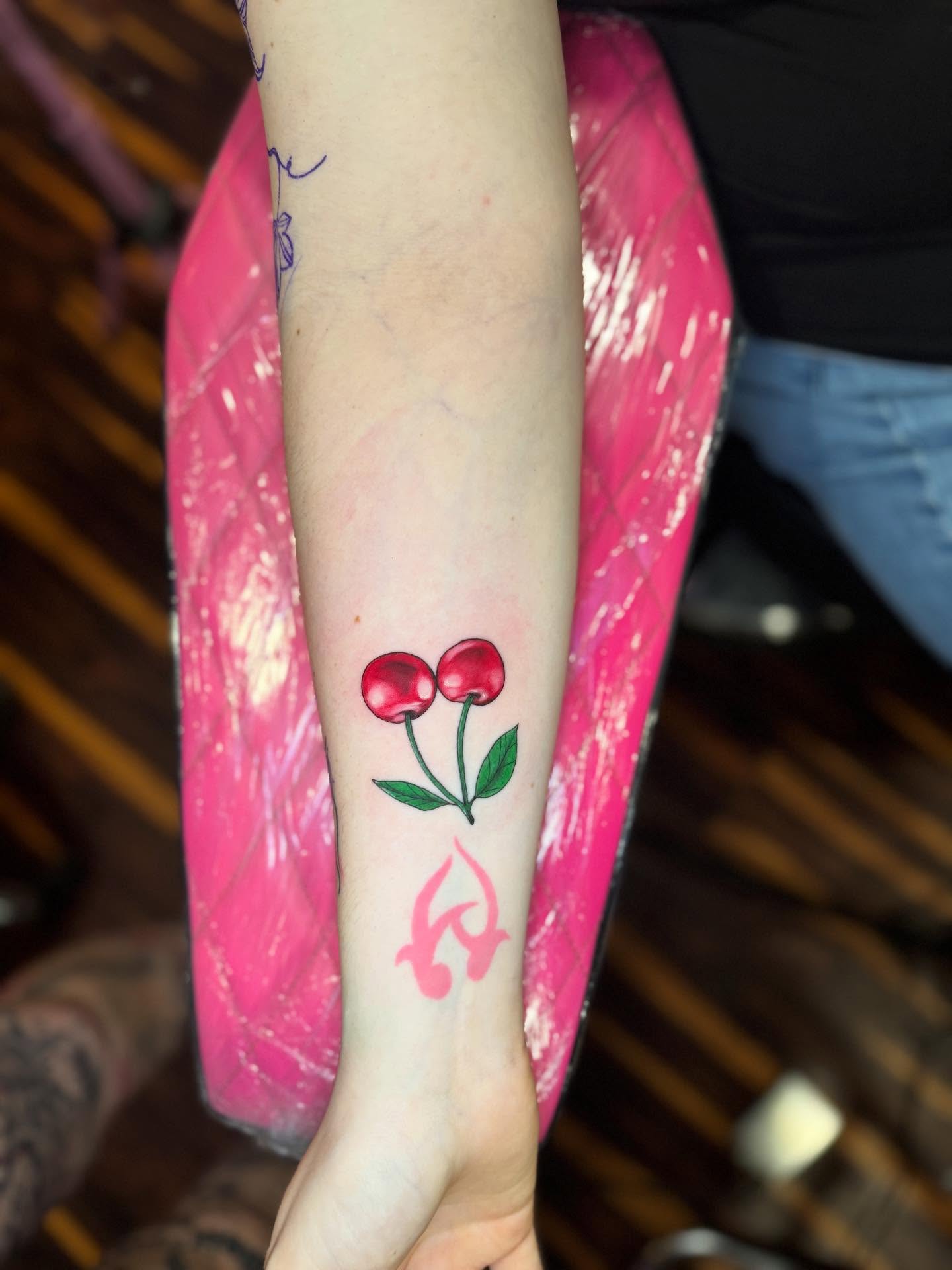 Tattoo by @boogaharts — dotwork