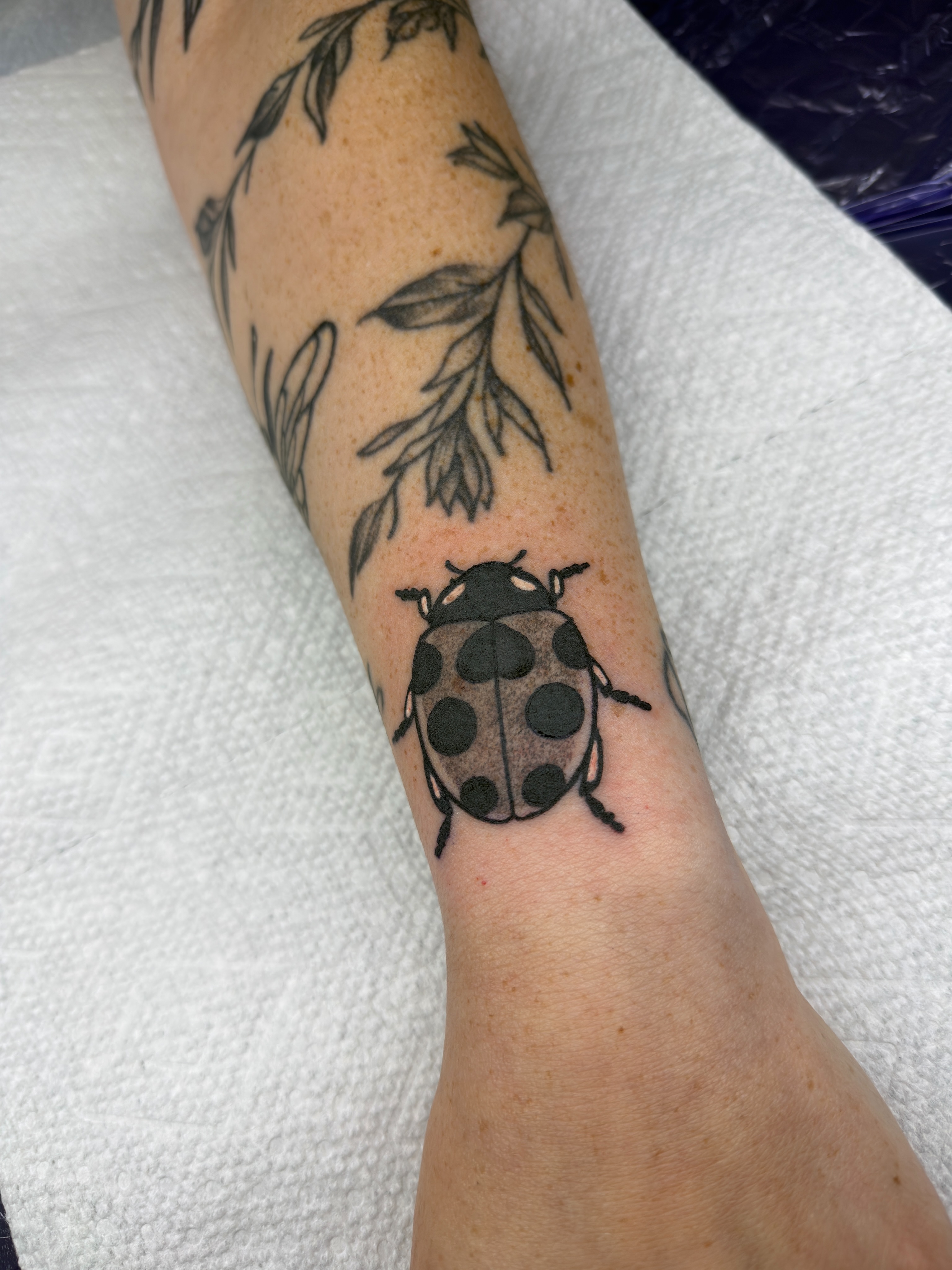 Tattoo by @ericalambert_ink — dotwork