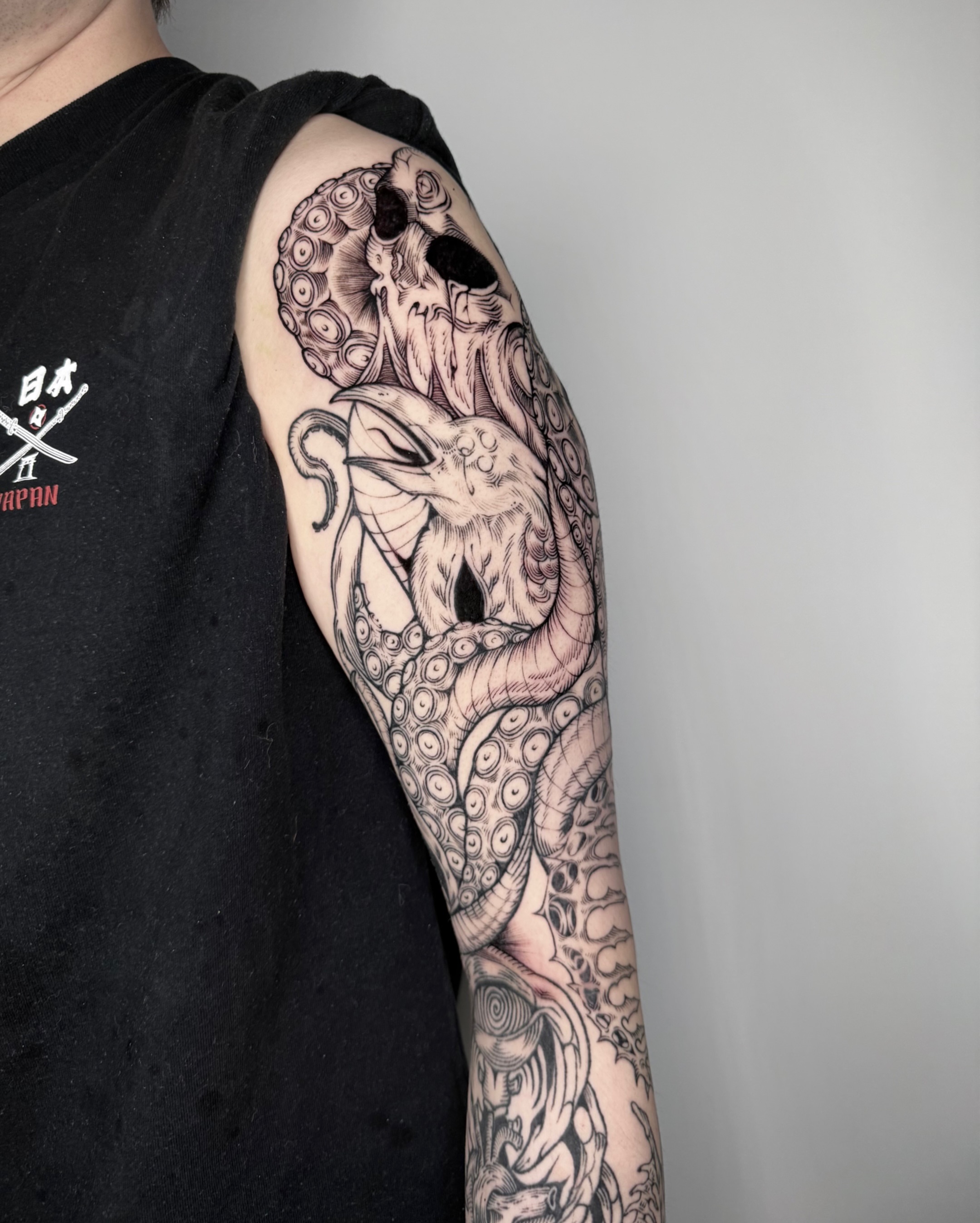Tattoo by @mimo_tattooist__ — black_and_grey, realism