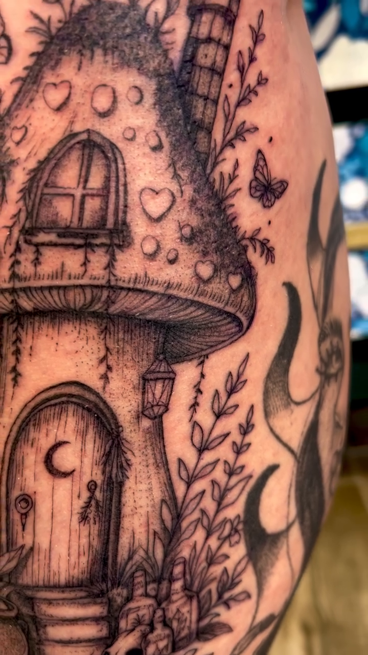 Tattoo by @tattoosbyamandabv โ illustrative, dotwork