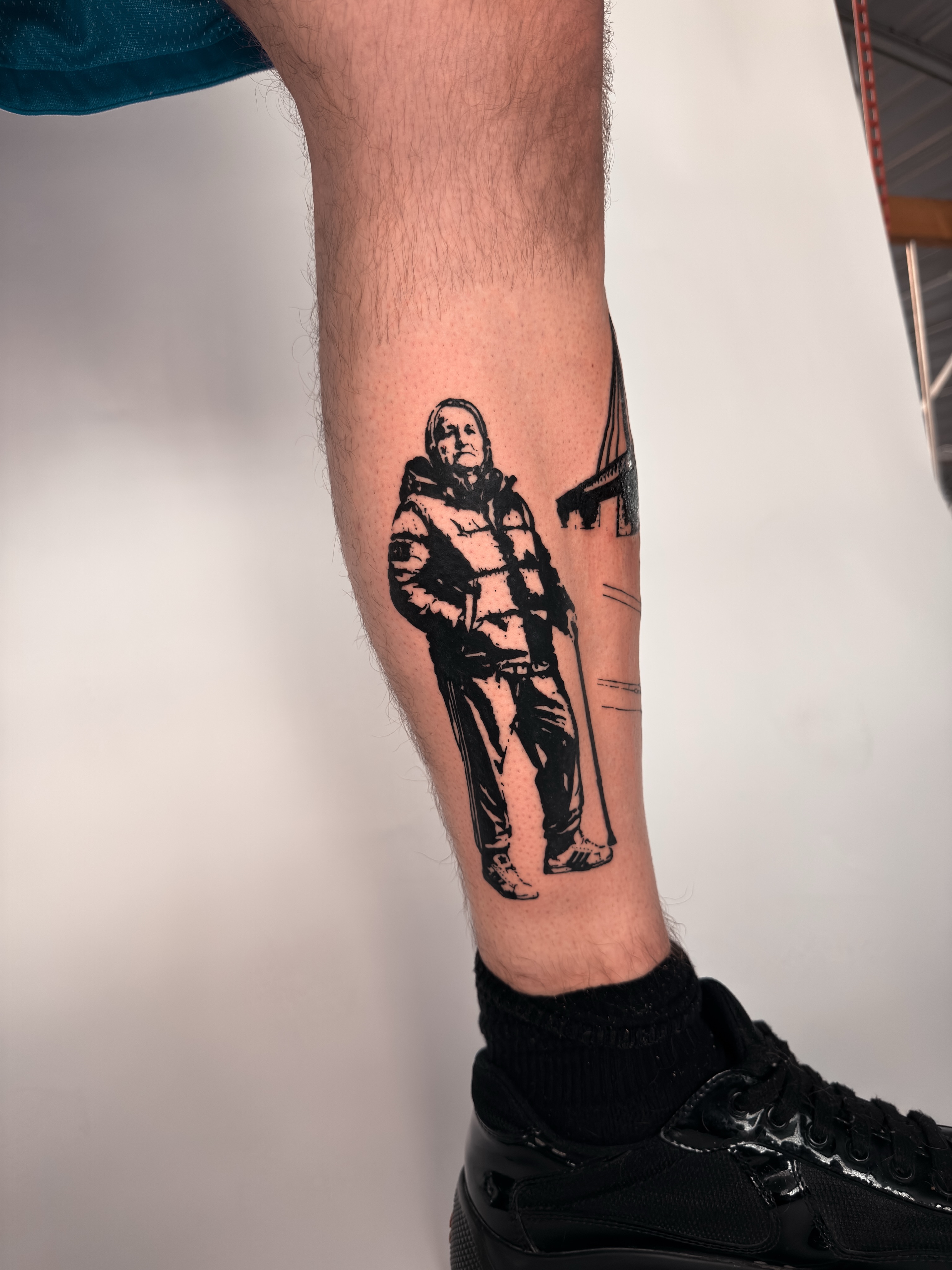 Tattoo by @quentin_tattoorino — black_and_grey