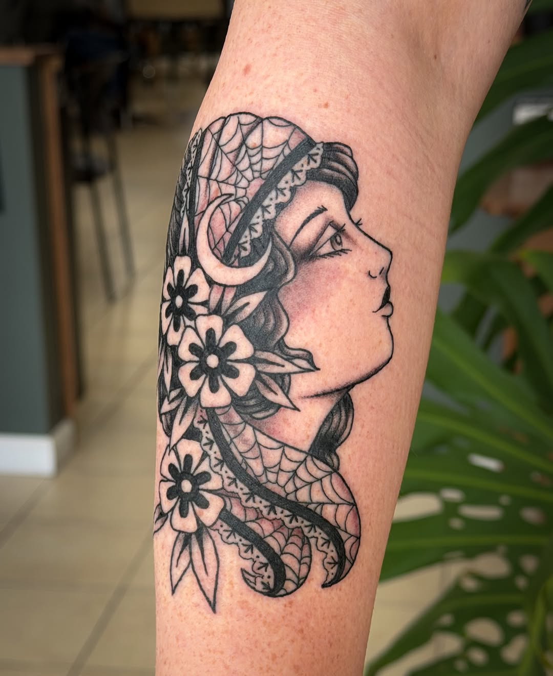 Tattoo by @bangarangtattoos — american_traditional, black_and_grey