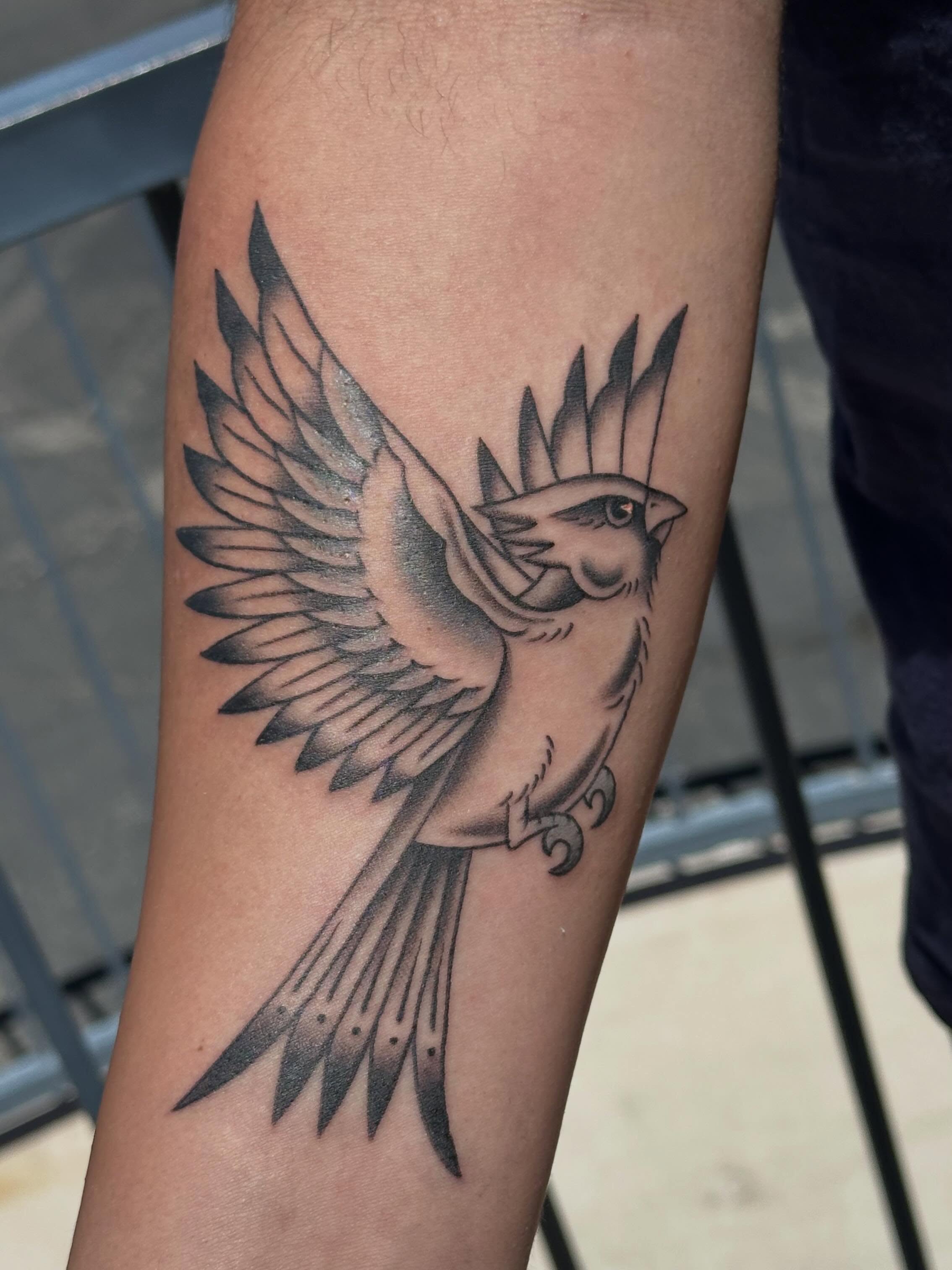Tattoo by @leslieluck — black_and_grey