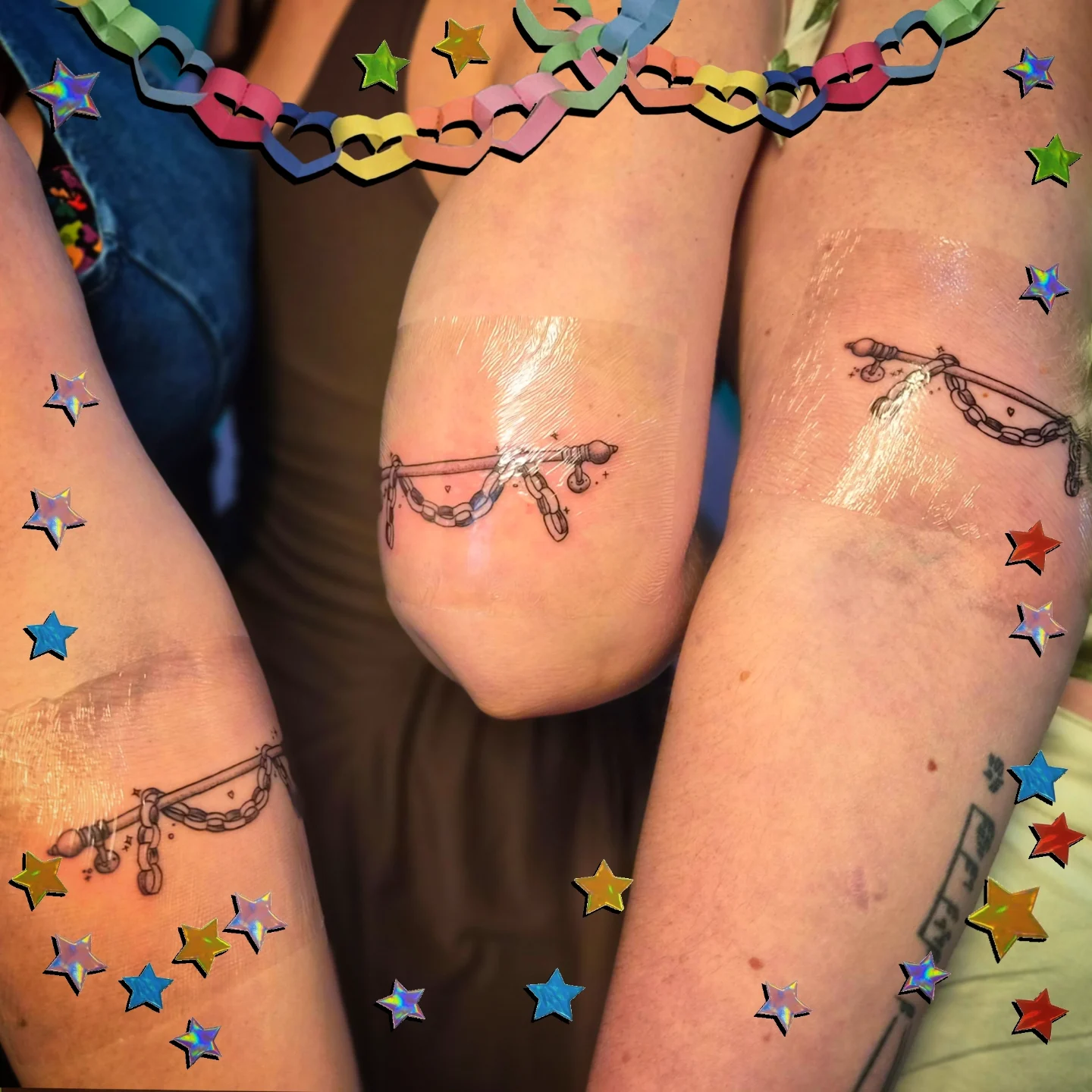 Chains and water fountain black and grey tattoo on the forearm by π΅ππππ§π»ββοΈβΛκ©ο½‘β
