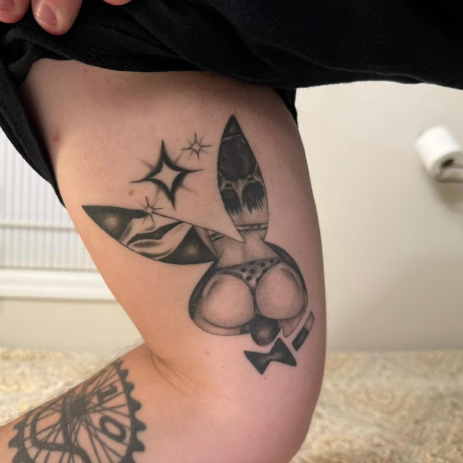 Tattoo by @alexlangtattoo — black_and_grey, realism