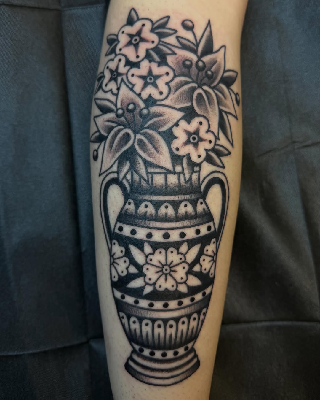 Tattoo by @hannahjean_tattoos — american_traditional, black_and_grey