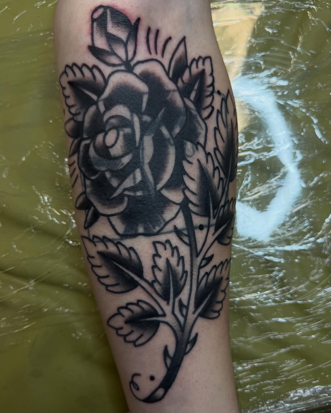 Tattoo by @hannahjean_tattoos — american_traditional, black_and_grey