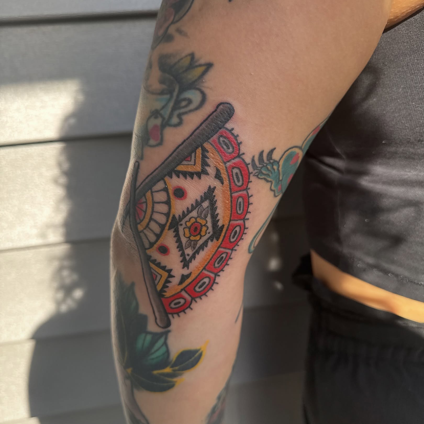Tattoo by @areubeewhy — geometric