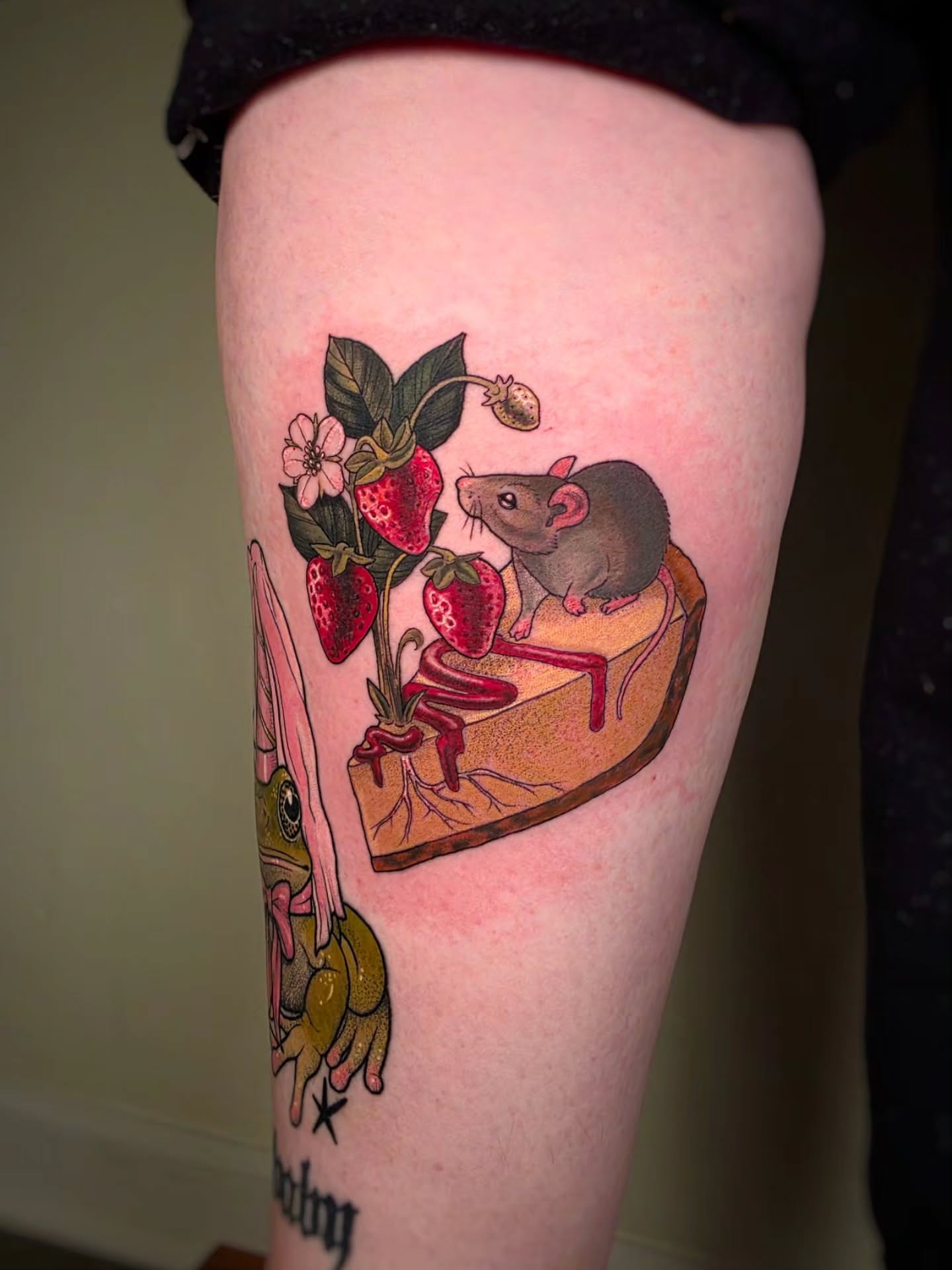 Tattoo by @whitneycaskeytattoos — illustrative, realism