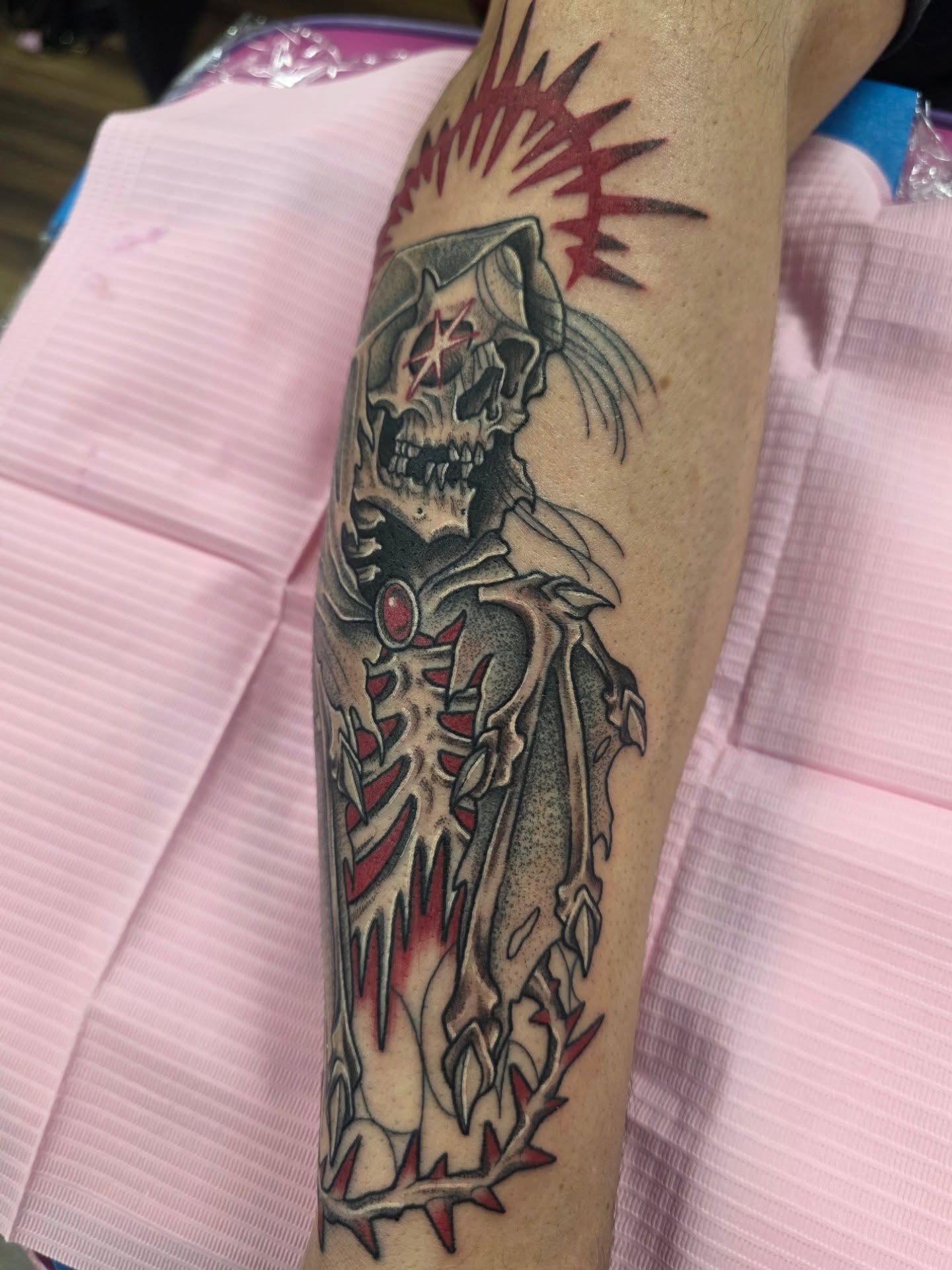 Tattoo by @nobodytattoosx — american_traditional, dark_realism