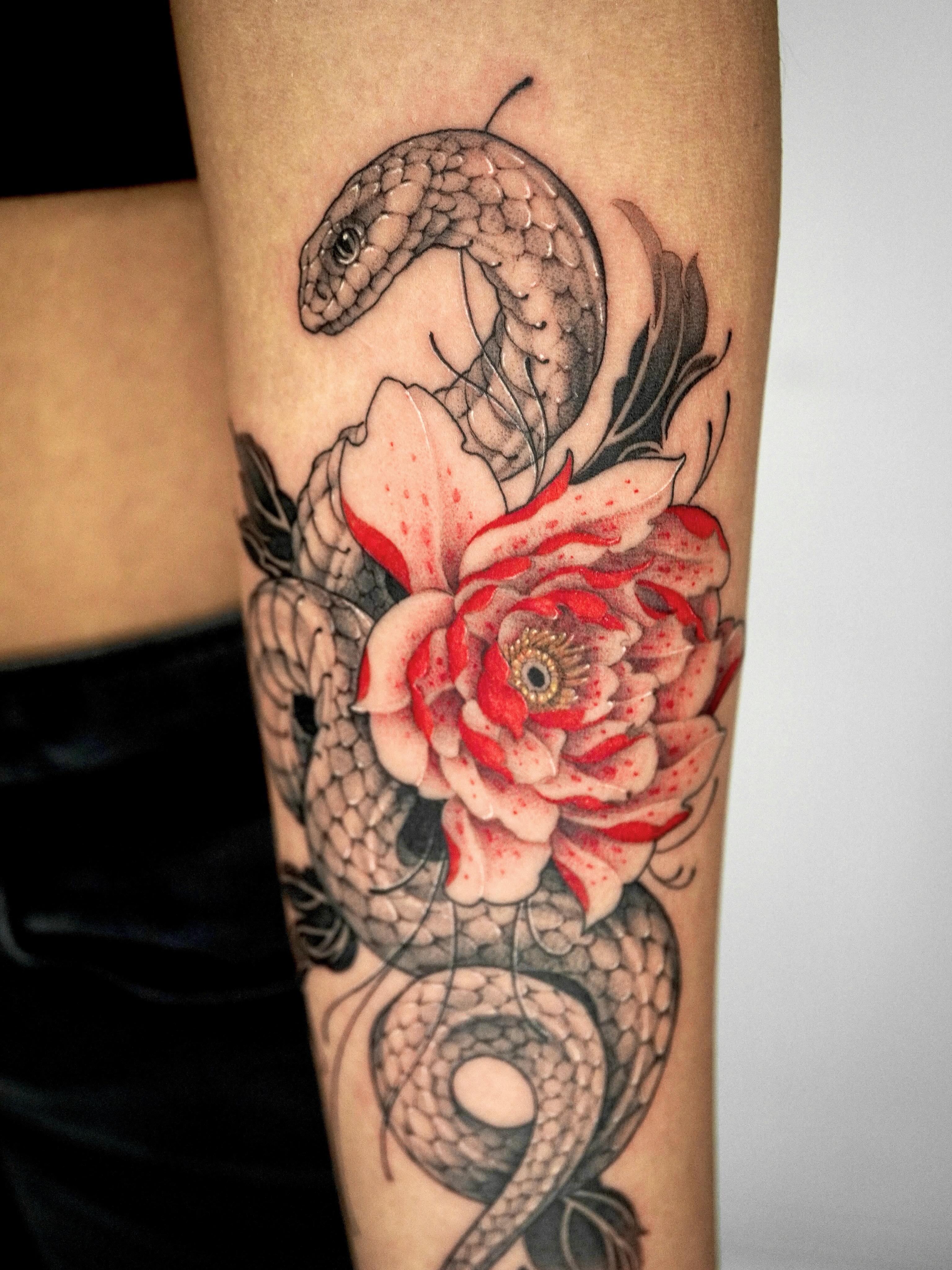 Tattoo by @153cm_tattoo — american_traditional, realism