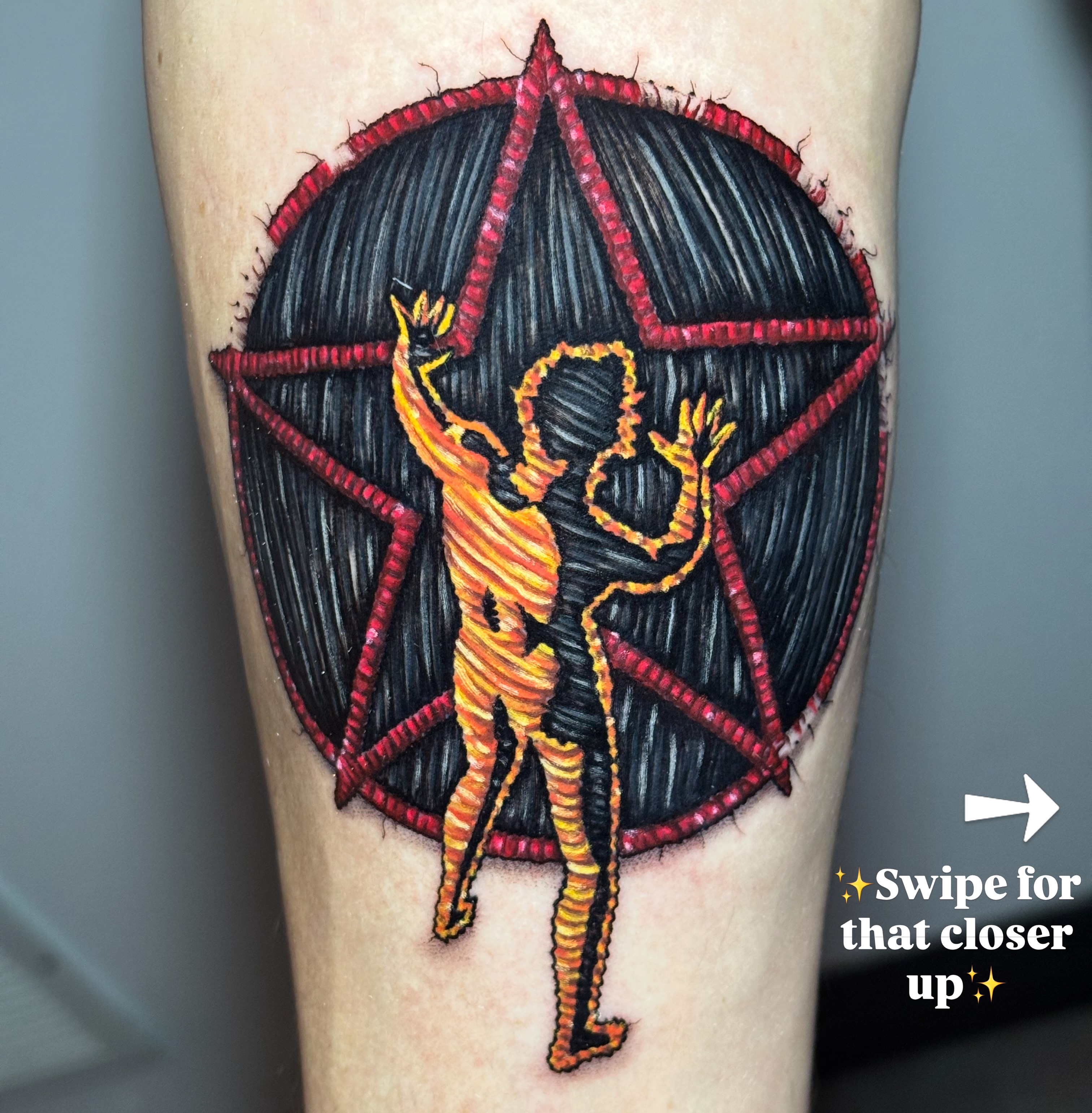 Tattoo by @cheyenne.tattoos — neo_traditional, dotwork
