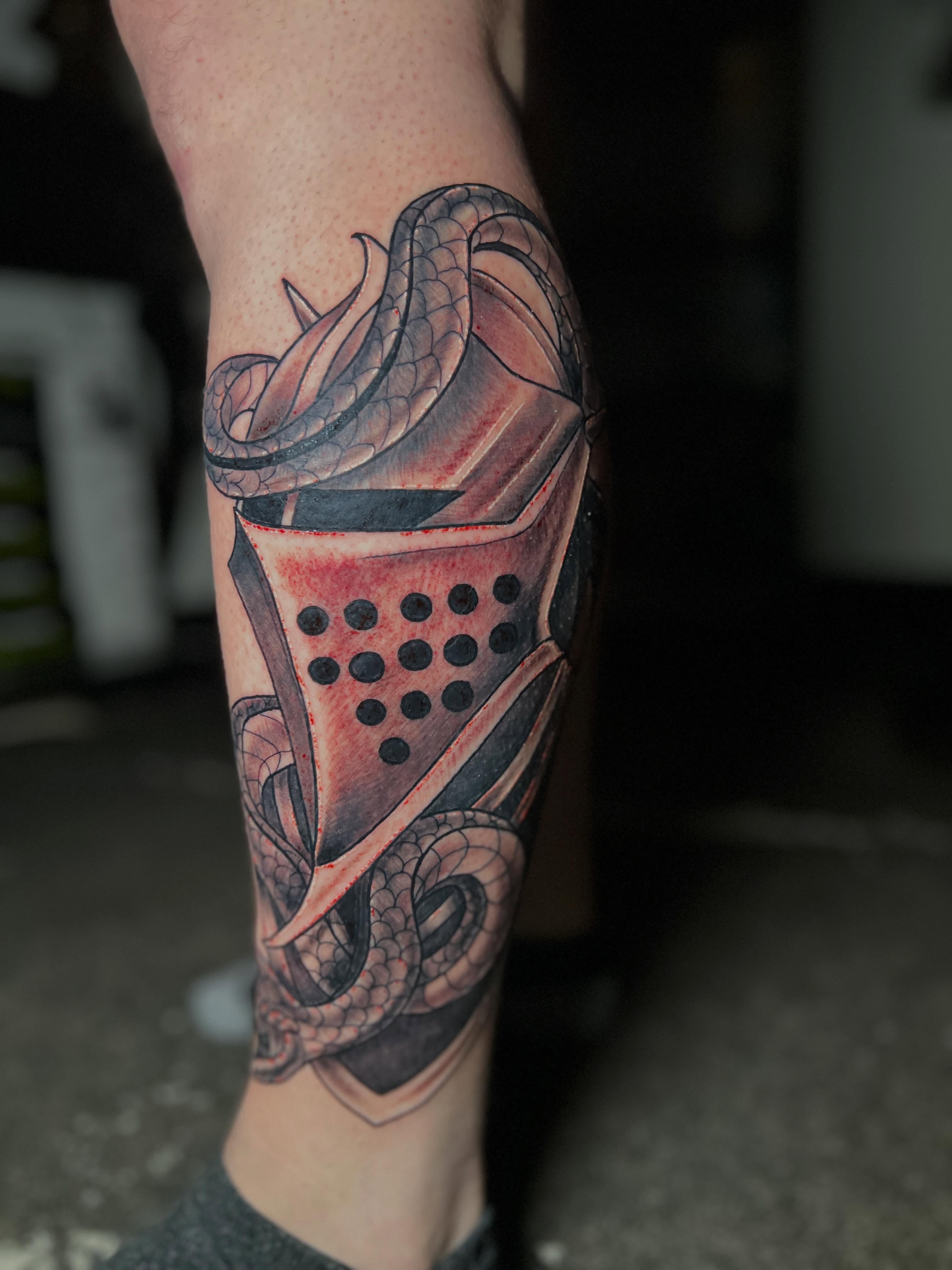 Tattoo by @artdoctortattoo — dotwork, geometric