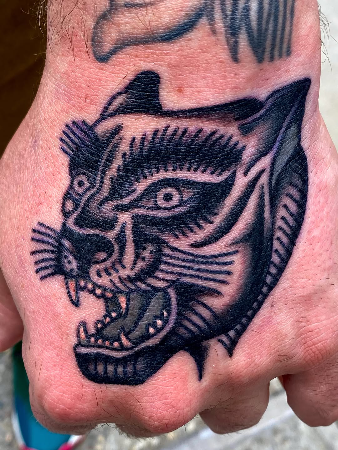 Tattoo by @thedrywiper — american_traditional, black_and_grey