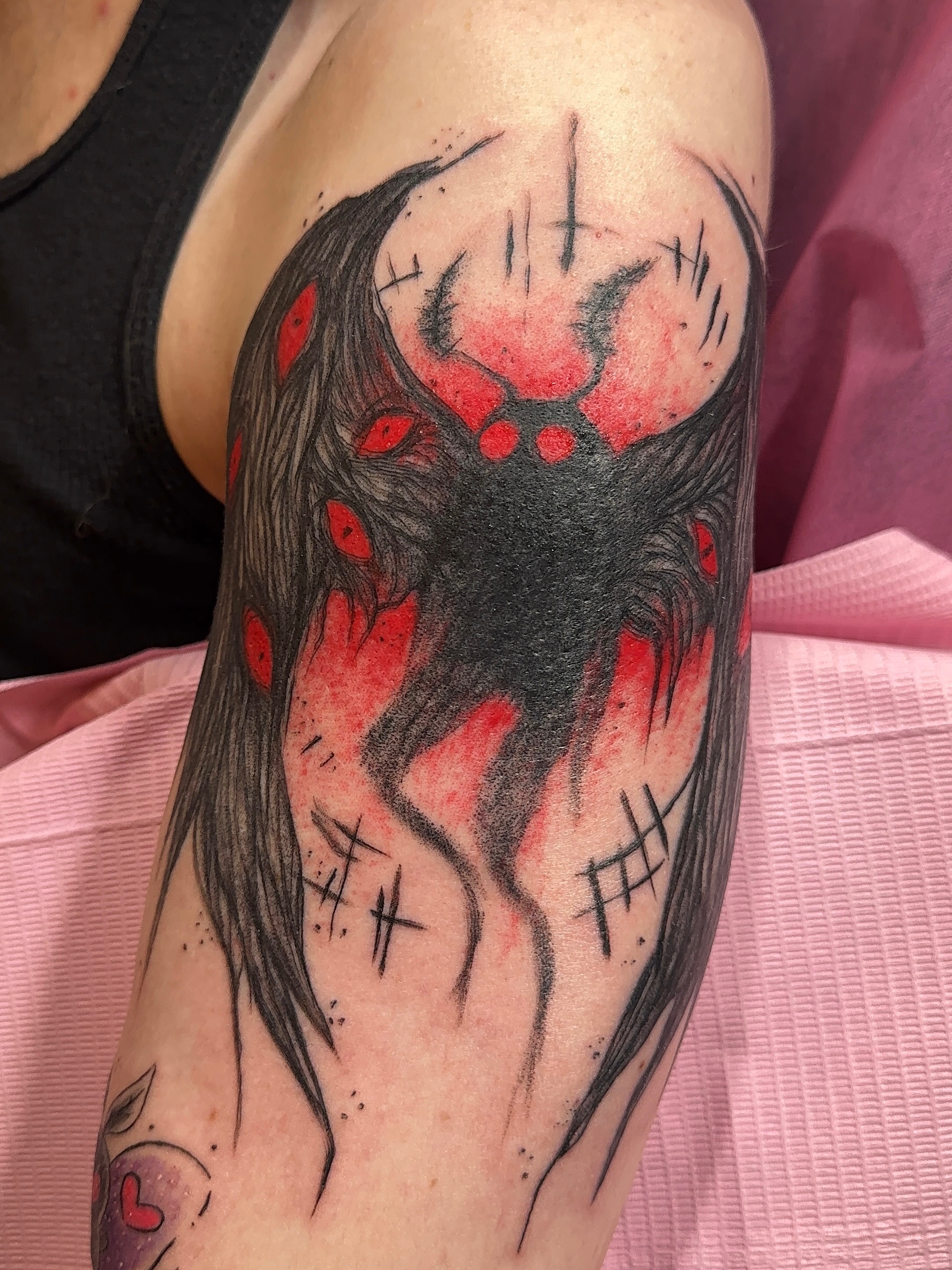 Tattoo by @nekomontattoo โ dark_realism