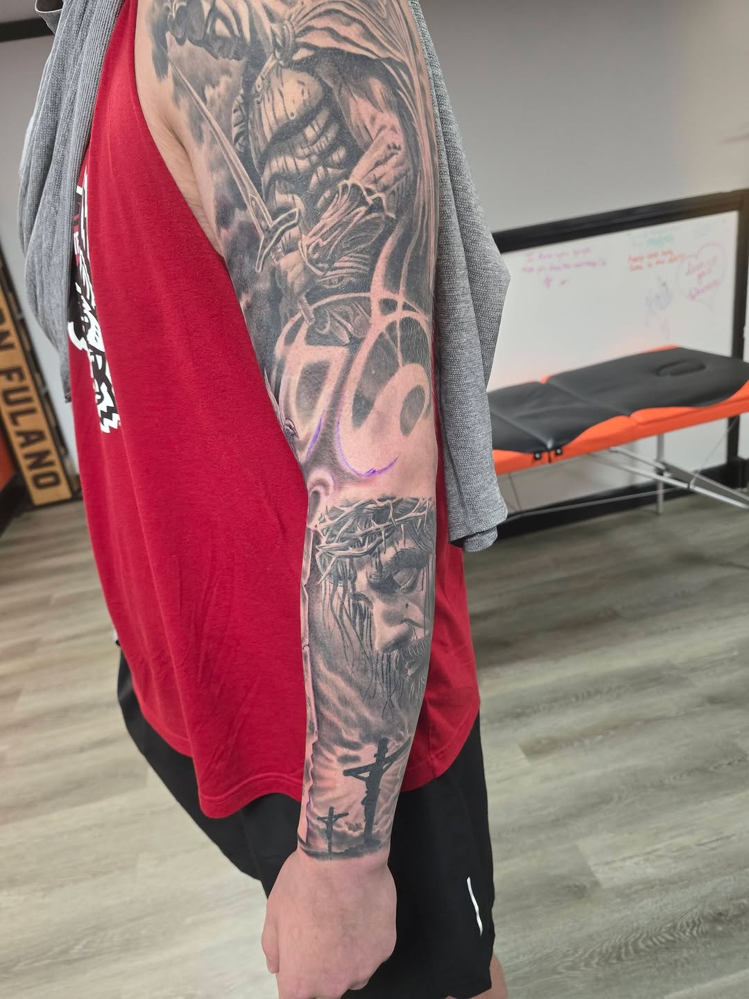 Tattoo by @karmakazeturtle — realism, black_and_grey