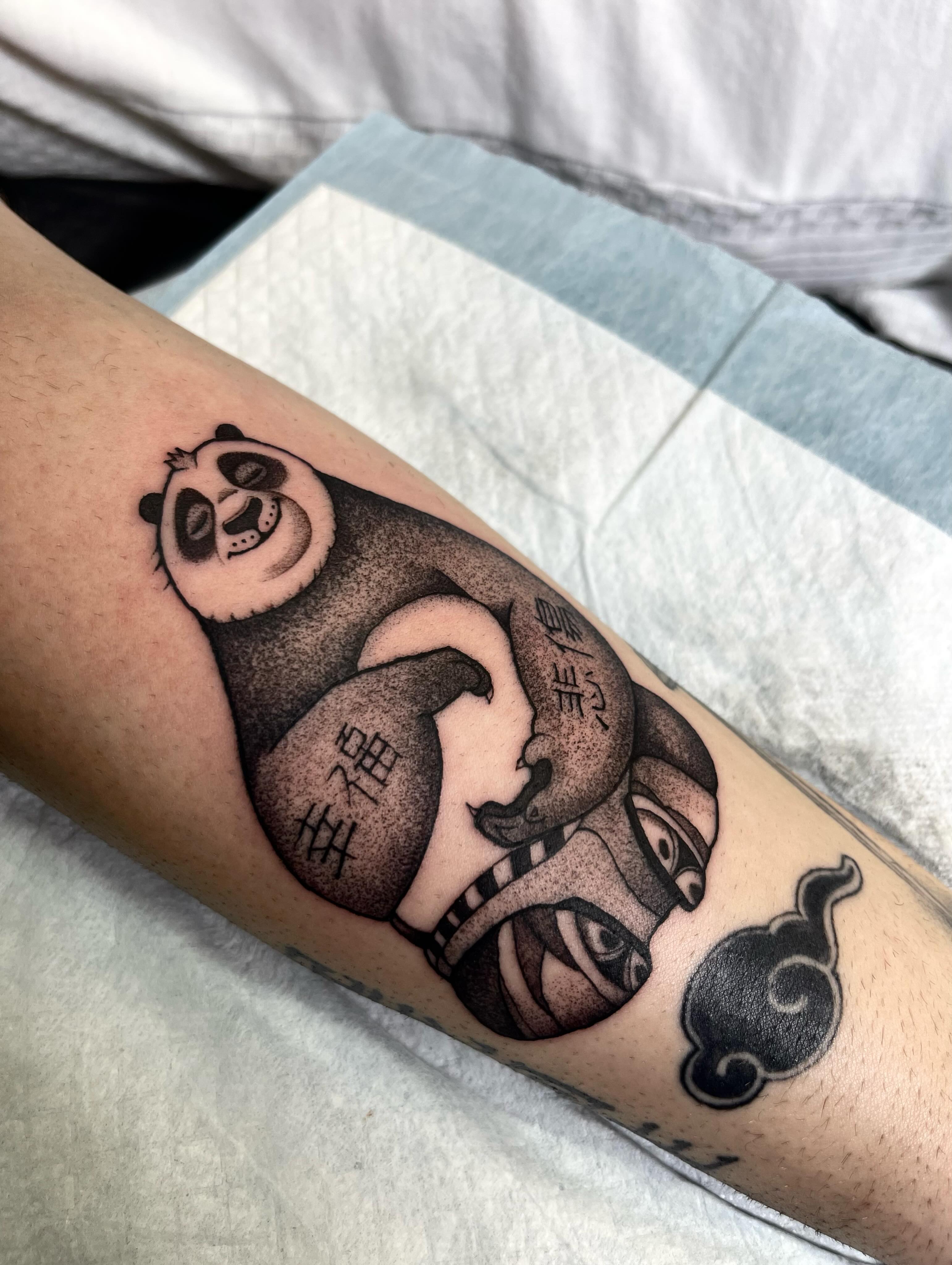 Tattoo by @russellefandialan — black_and_grey