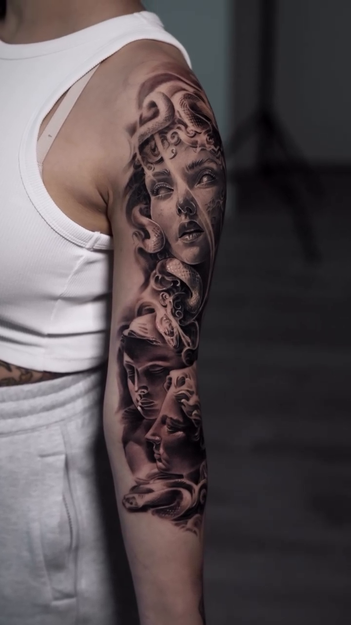 Tattoo by @murdock_manuel — realism, black_and_grey