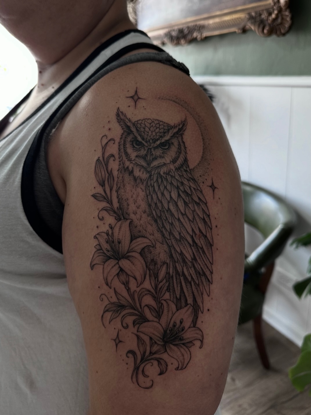Tattoo by @lex_tatt — black_and_grey, realism