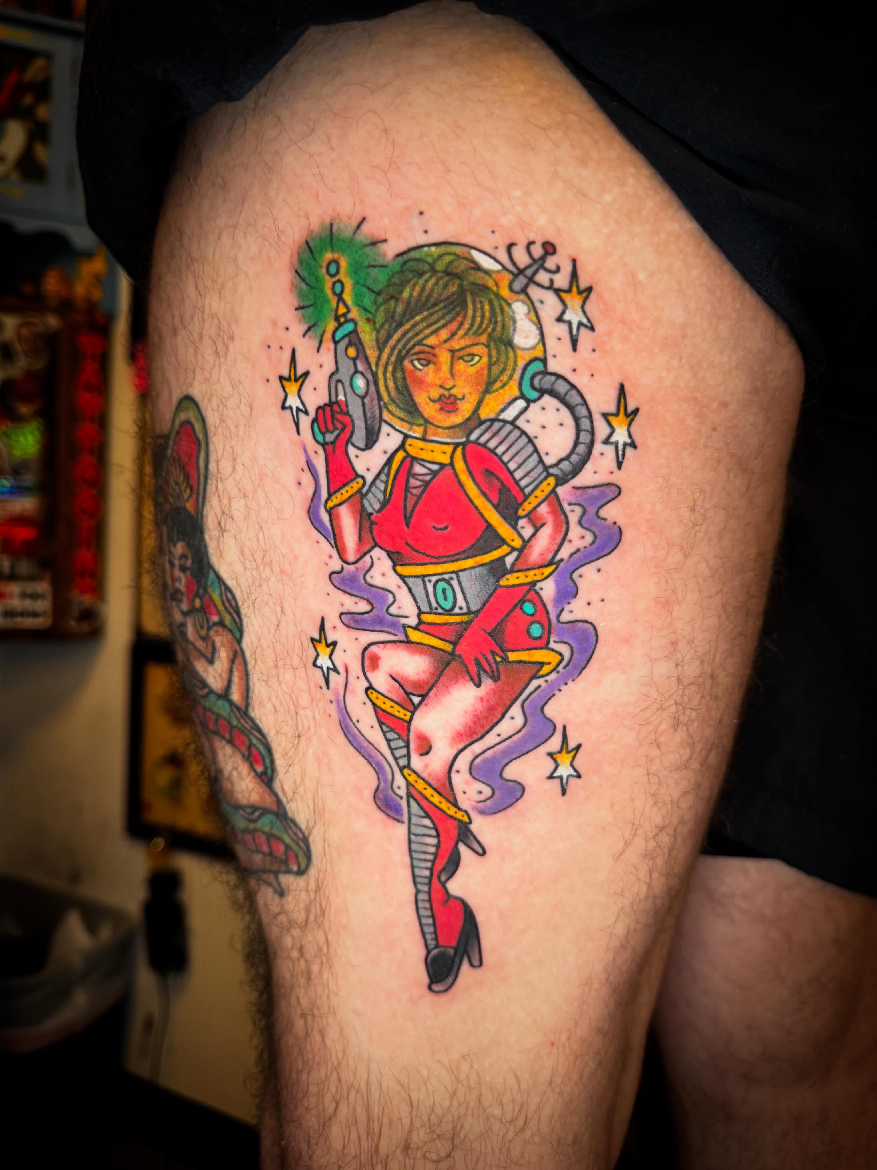 Tattoo by @jsmalleytattooer — new_school, illustrative