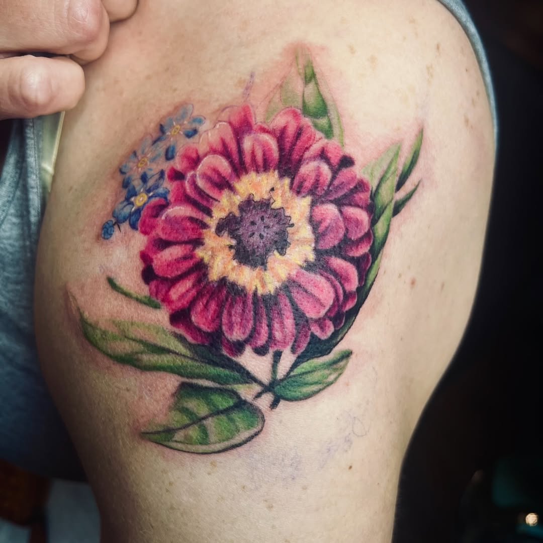 Tattoo by @sydneyrosetattoos — realism, watercolor