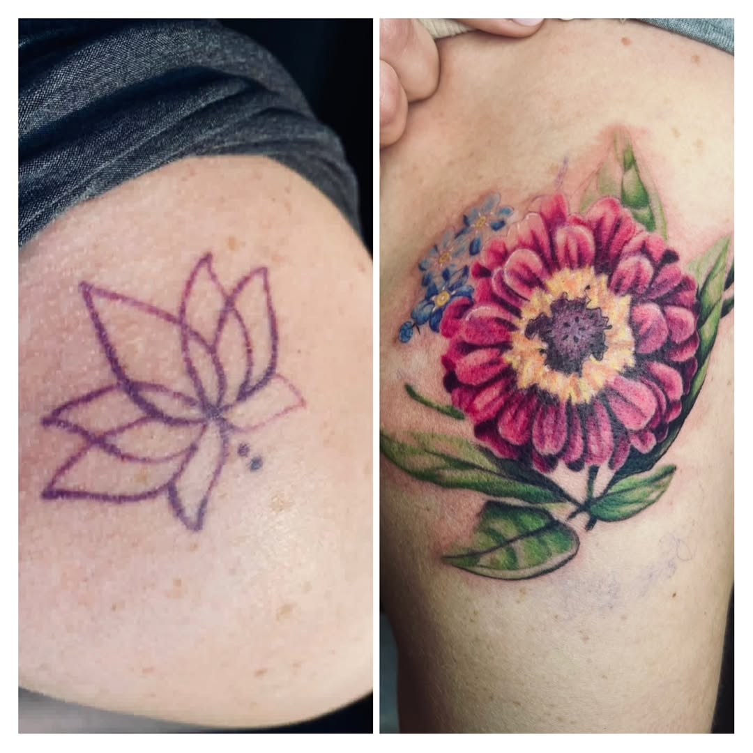 Tattoo by @sydneyrosetattoos — realism, fine_line