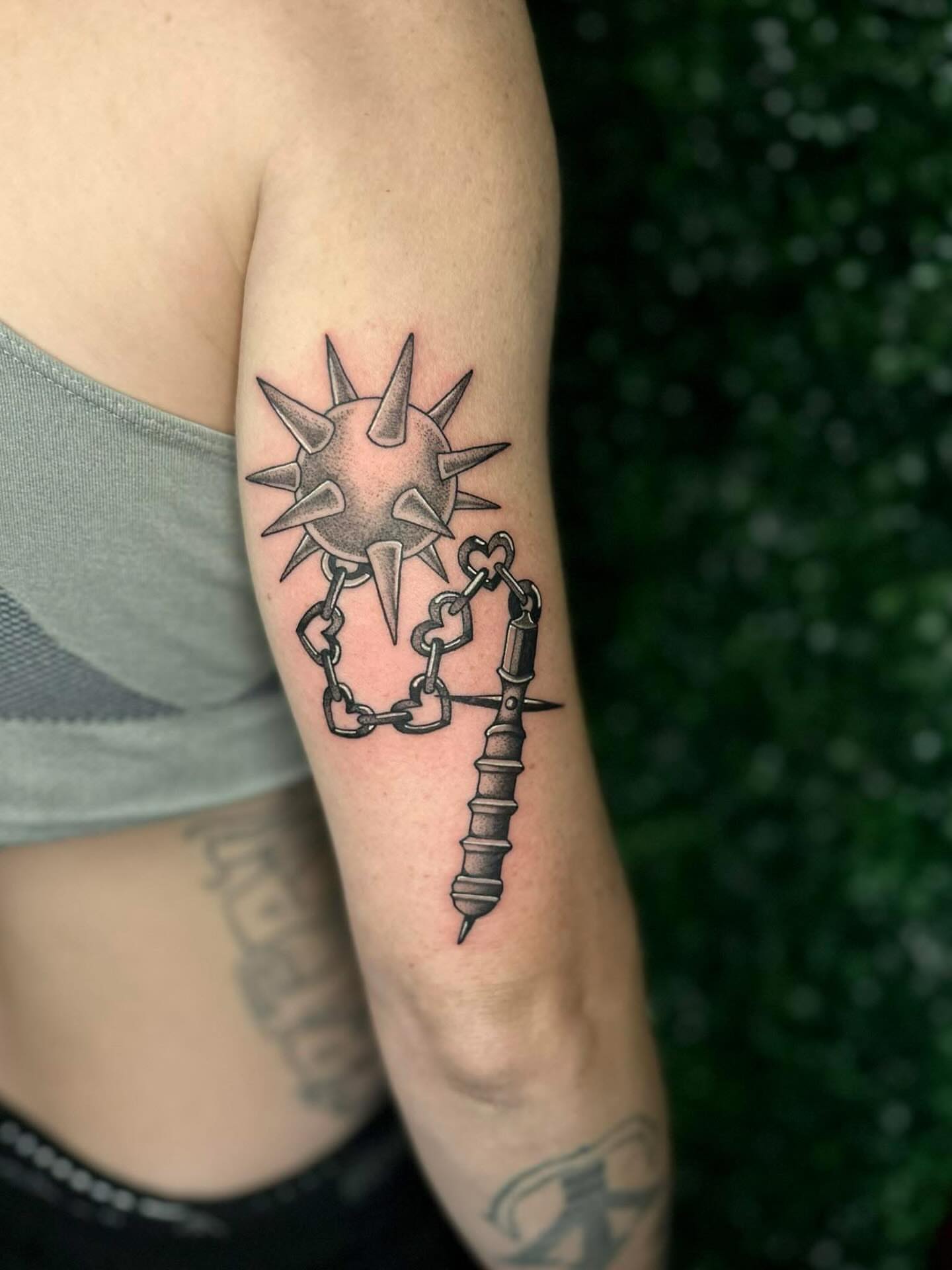 Tattoo by @livv_tattoos — black_and_grey