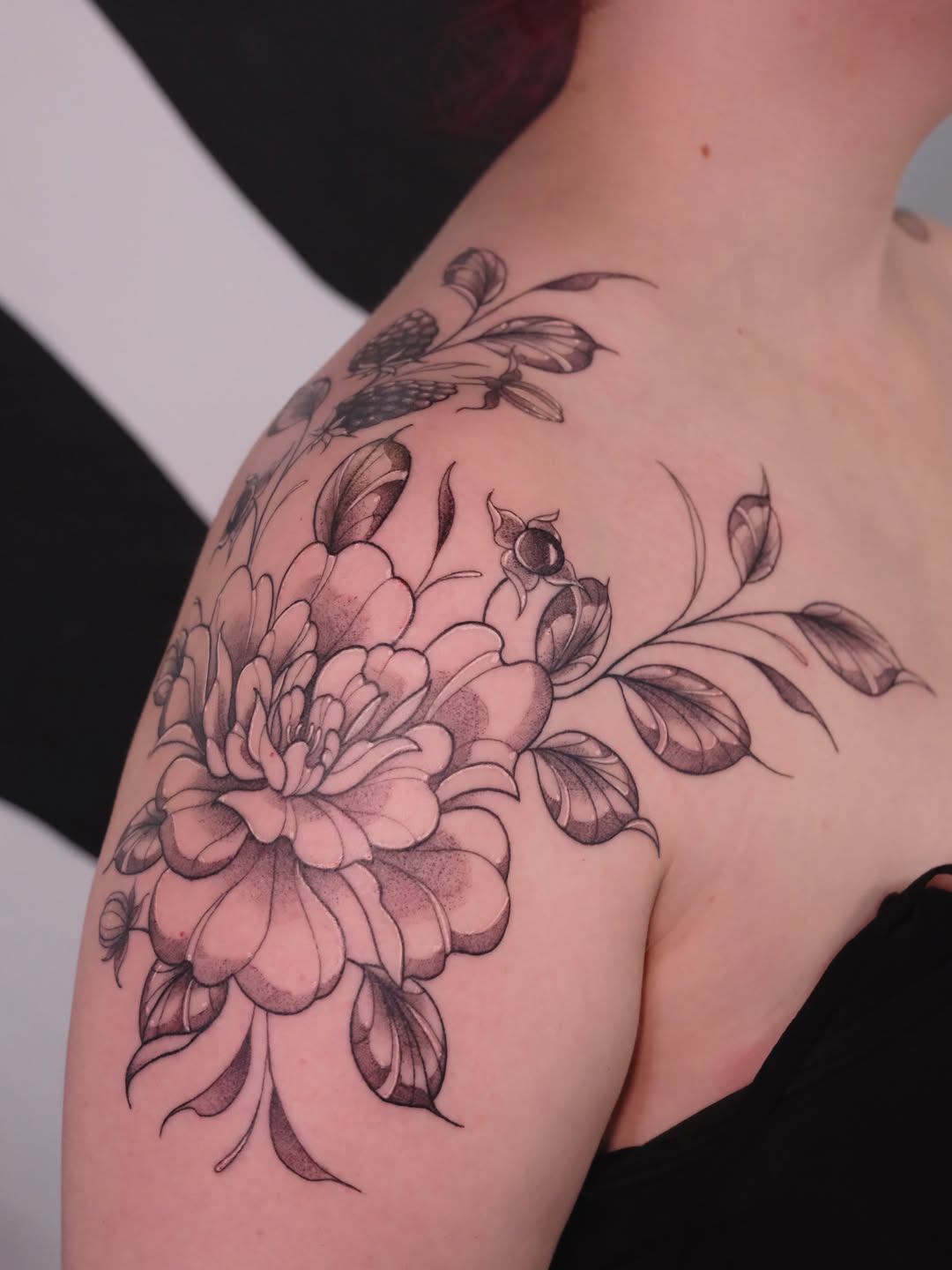 Tattoo by @velvet_corpse — dotwork, fine_line