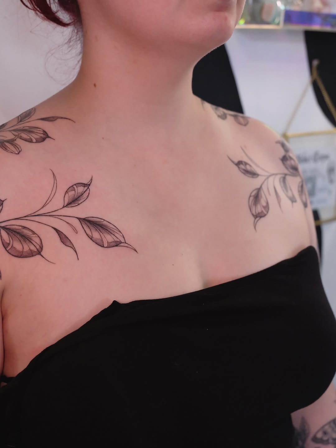 Tattoo by @velvet_corpse — fine_line, black_and_grey