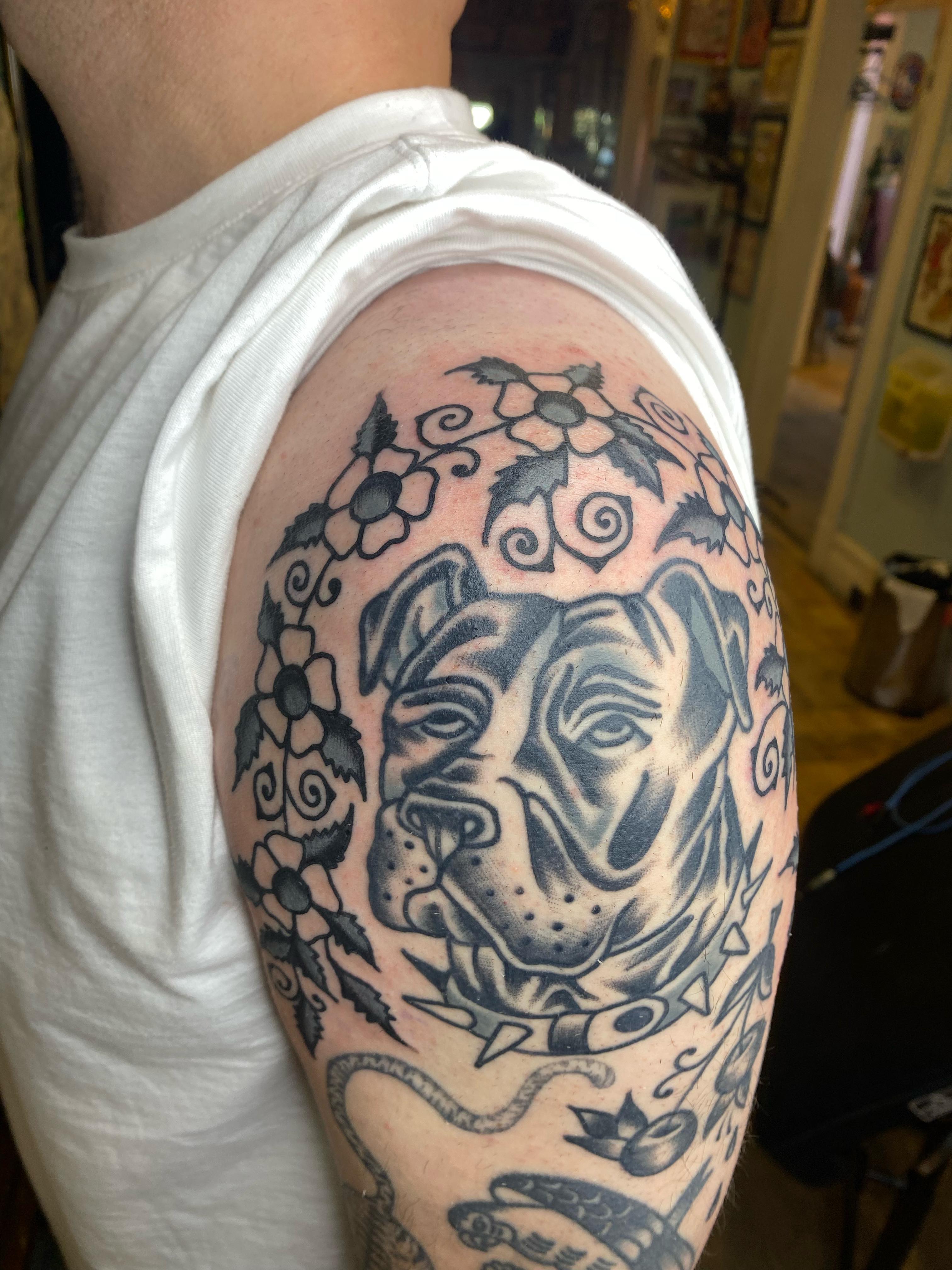 Tattoo by @totota2s — american_traditional, black_and_grey