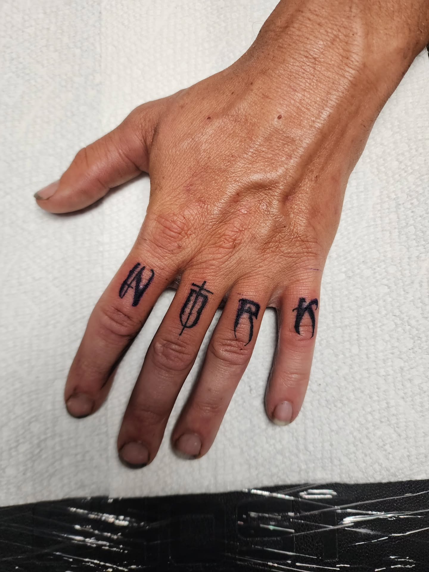 Tattoo by @thebenz.44 — lettering_script
