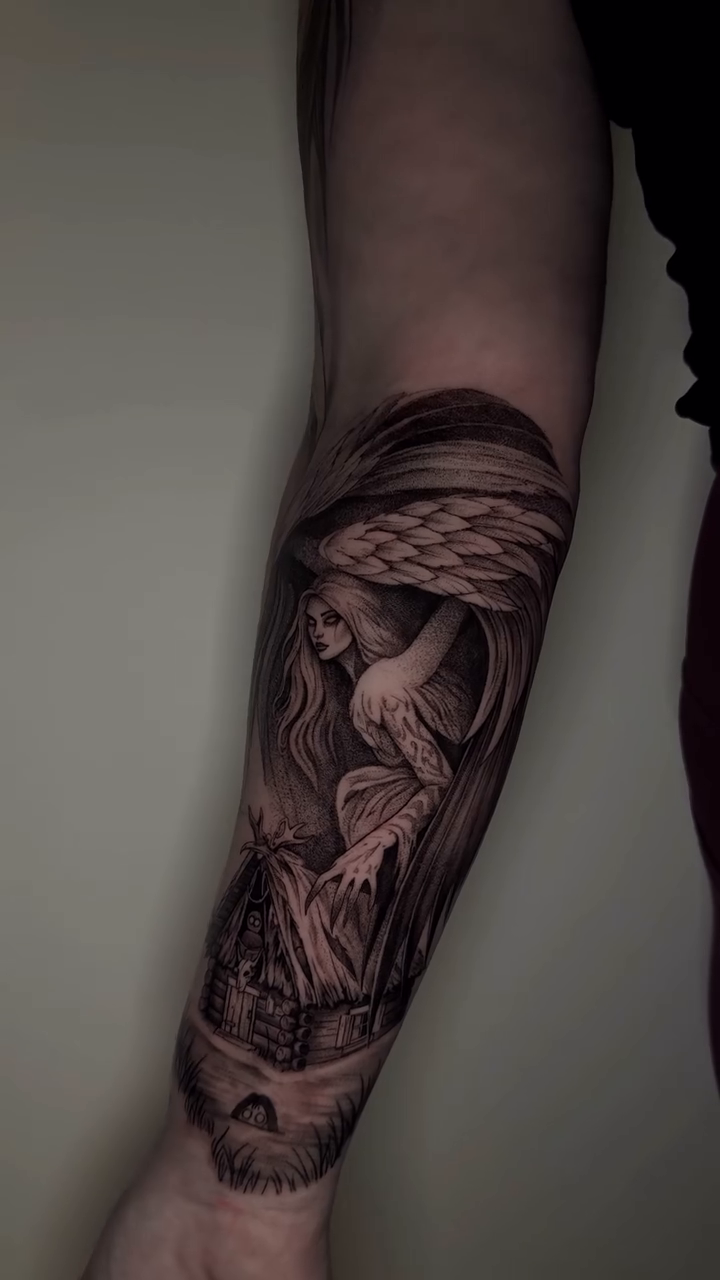 Tattoo by @kris_tattooart β realism, black_and_grey