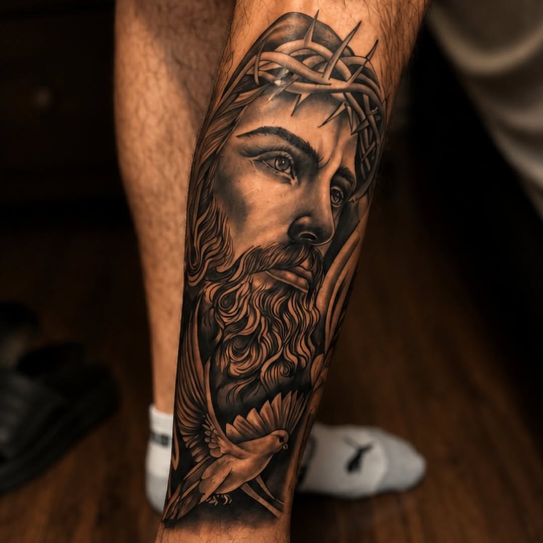 Chicano tattoo on the forearm by PMU Artist