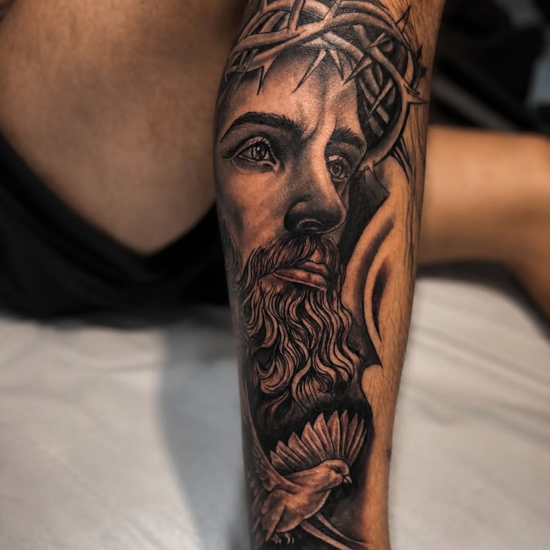 Chicano tattoo on the forearm by PMU Artist