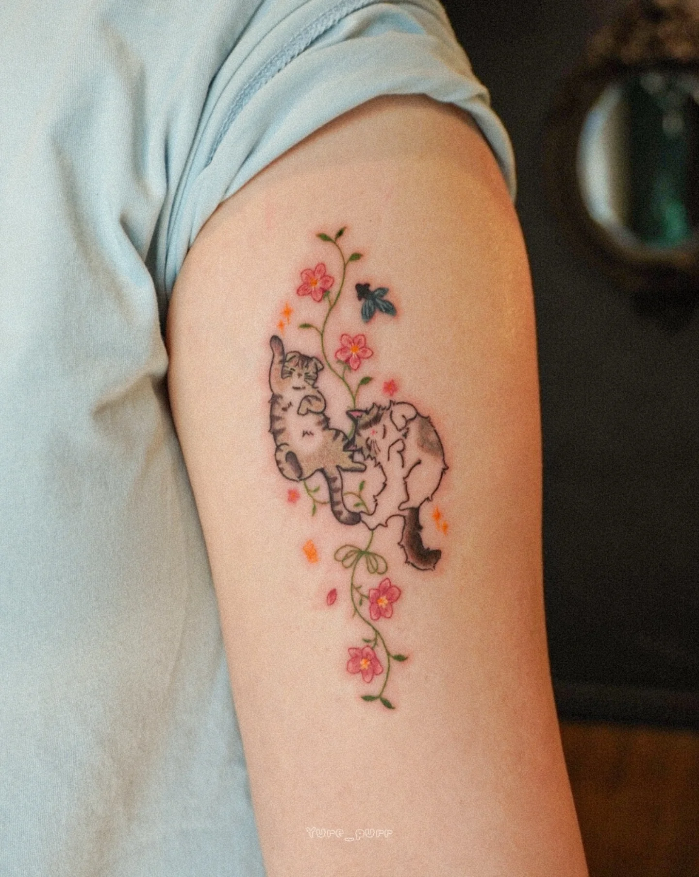 Tattoo by @yure_purr β watercolor