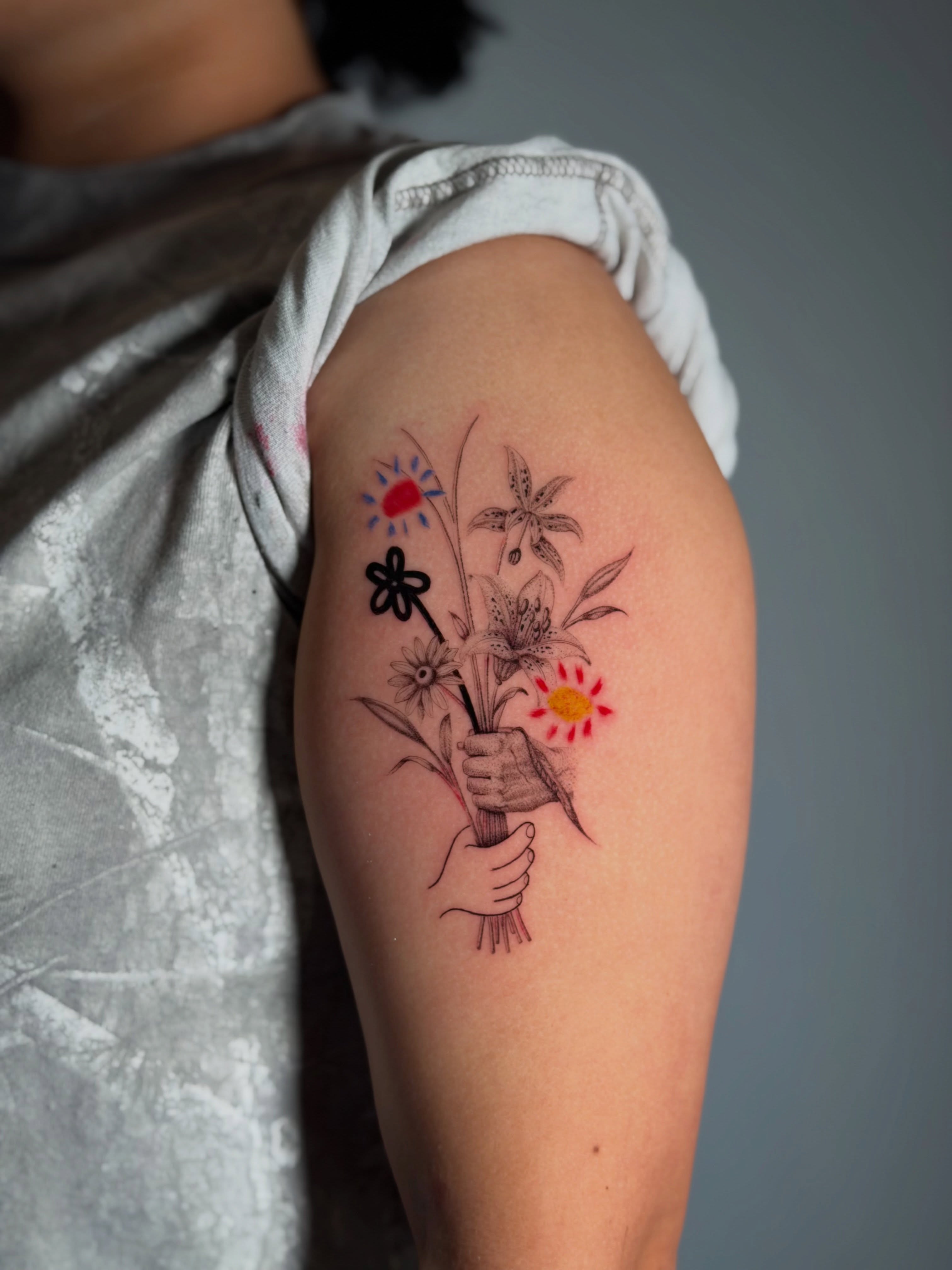 Tattoo by @inkbypiero — dotwork