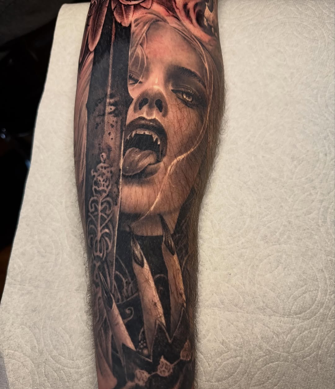 Tattoo by @gabejensentattoos — realism, dark_realism