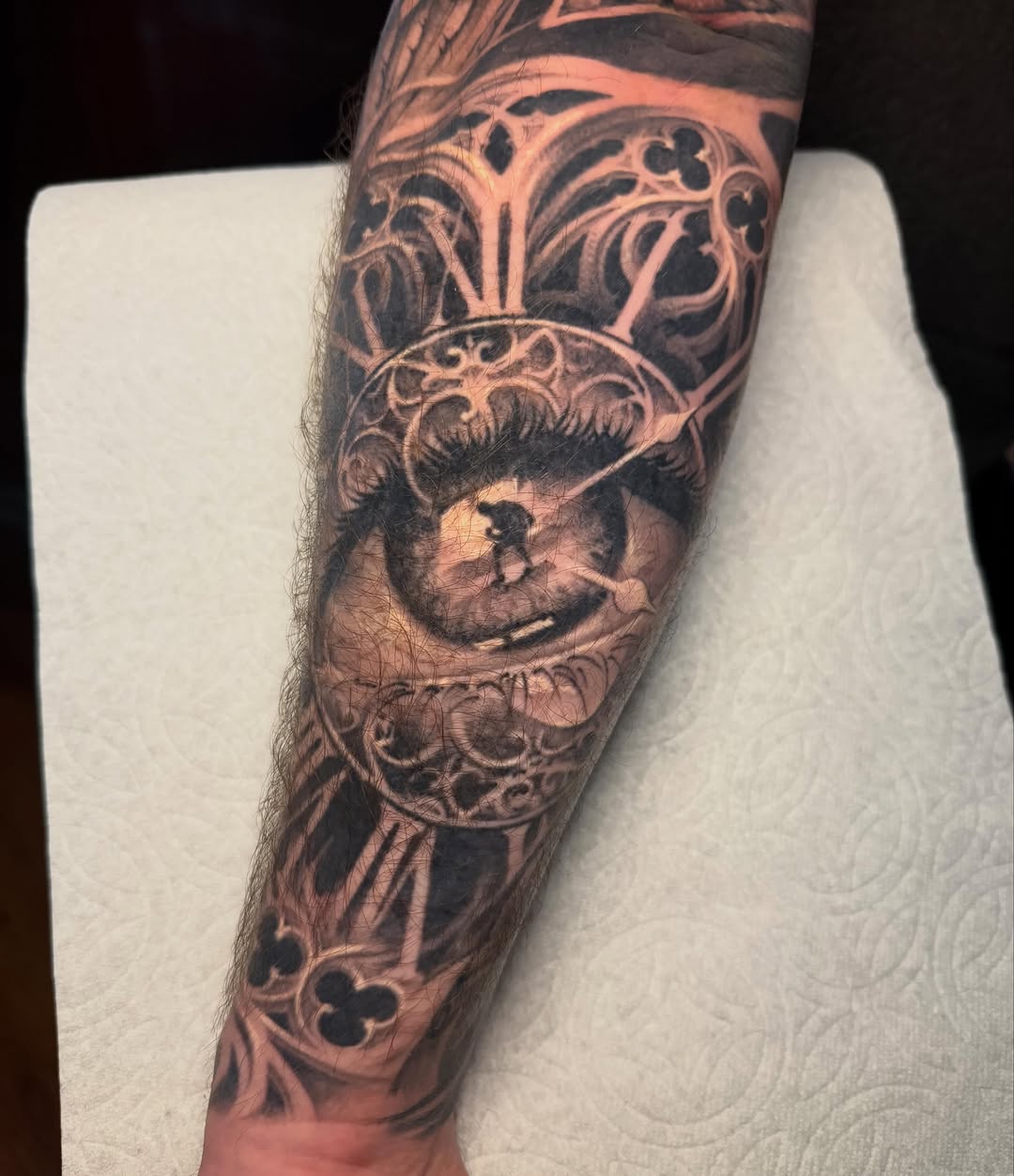 Tattoo by @gabejensentattoos — realism, black_and_grey
